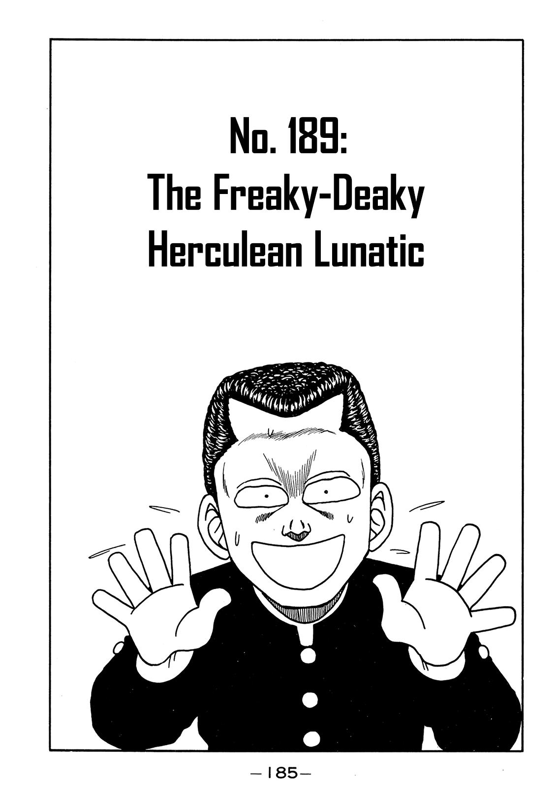 Be-Bop-Highschool Chapter 189 page 1 - Chapter 189: The Freaky-Deaky Herculean Lunatic