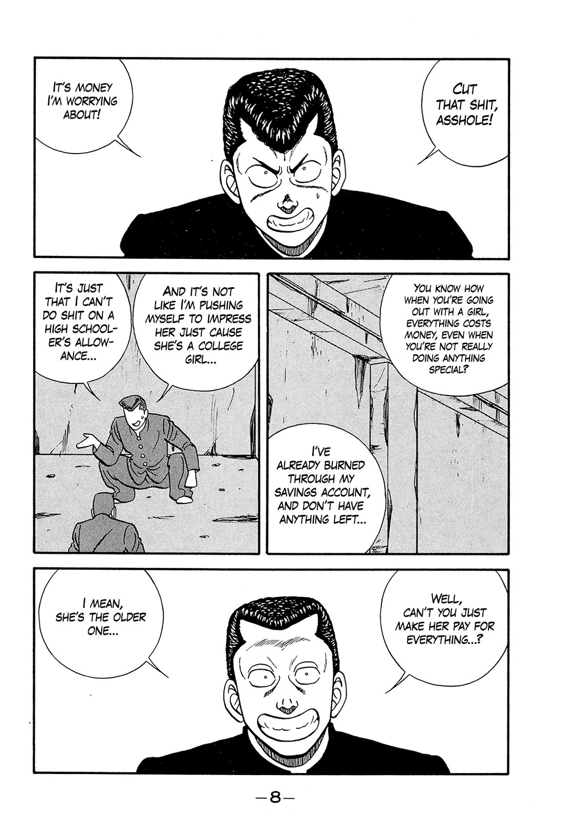 Be-Bop-Highschool Chapter 190 page 6 - Chapter 190: The Broke Boss' Exaggerated Delusions
