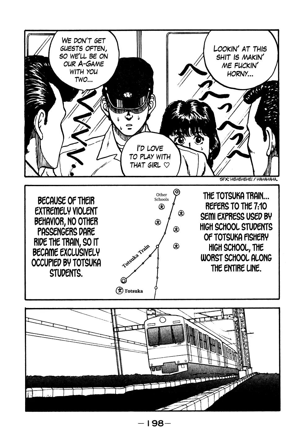 Be-Bop-Highschool Chapter 20 page 8 - Chapter 20: Totsuka Train Hell