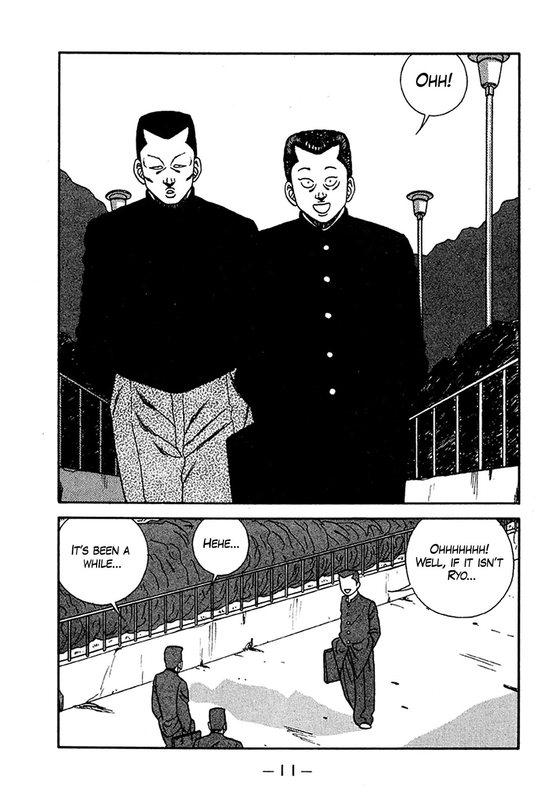 Be-Bop-Highschool Chapter 201 page 10 - Chapter 201: The Delinquent Youth Makes Mountains out of Molehills