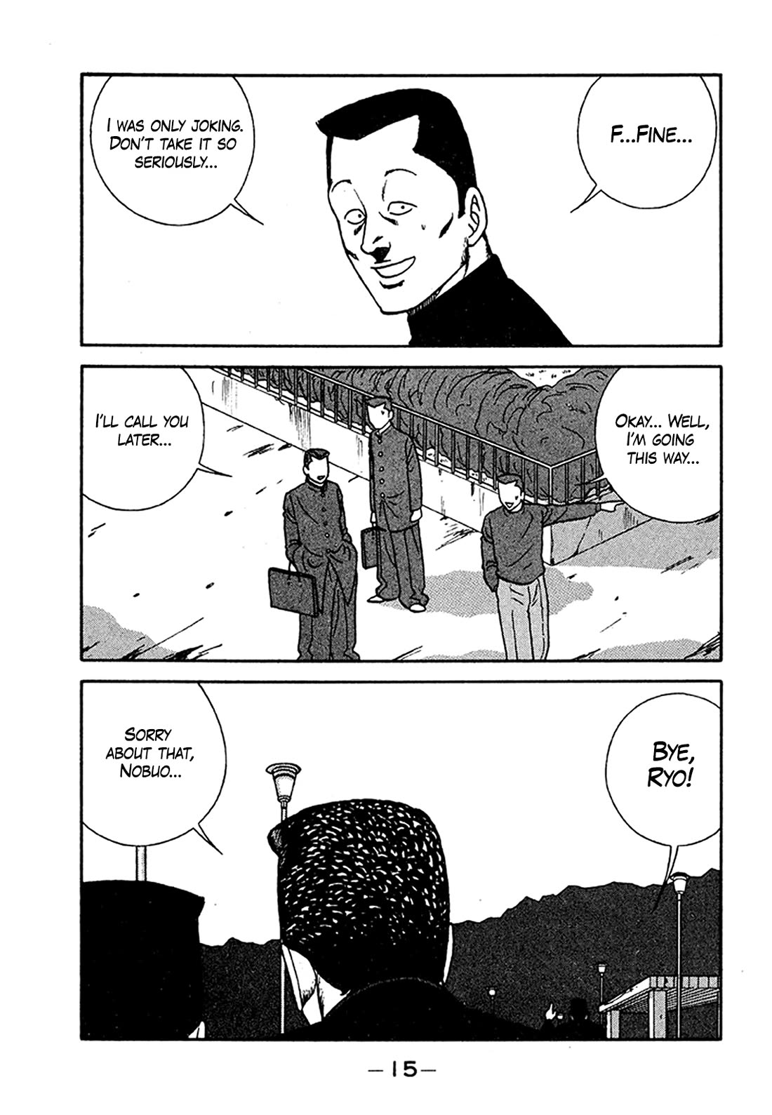 Be-Bop-Highschool Chapter 201 page 14 - Chapter 201: The Delinquent Youth Makes Mountains out of Molehills