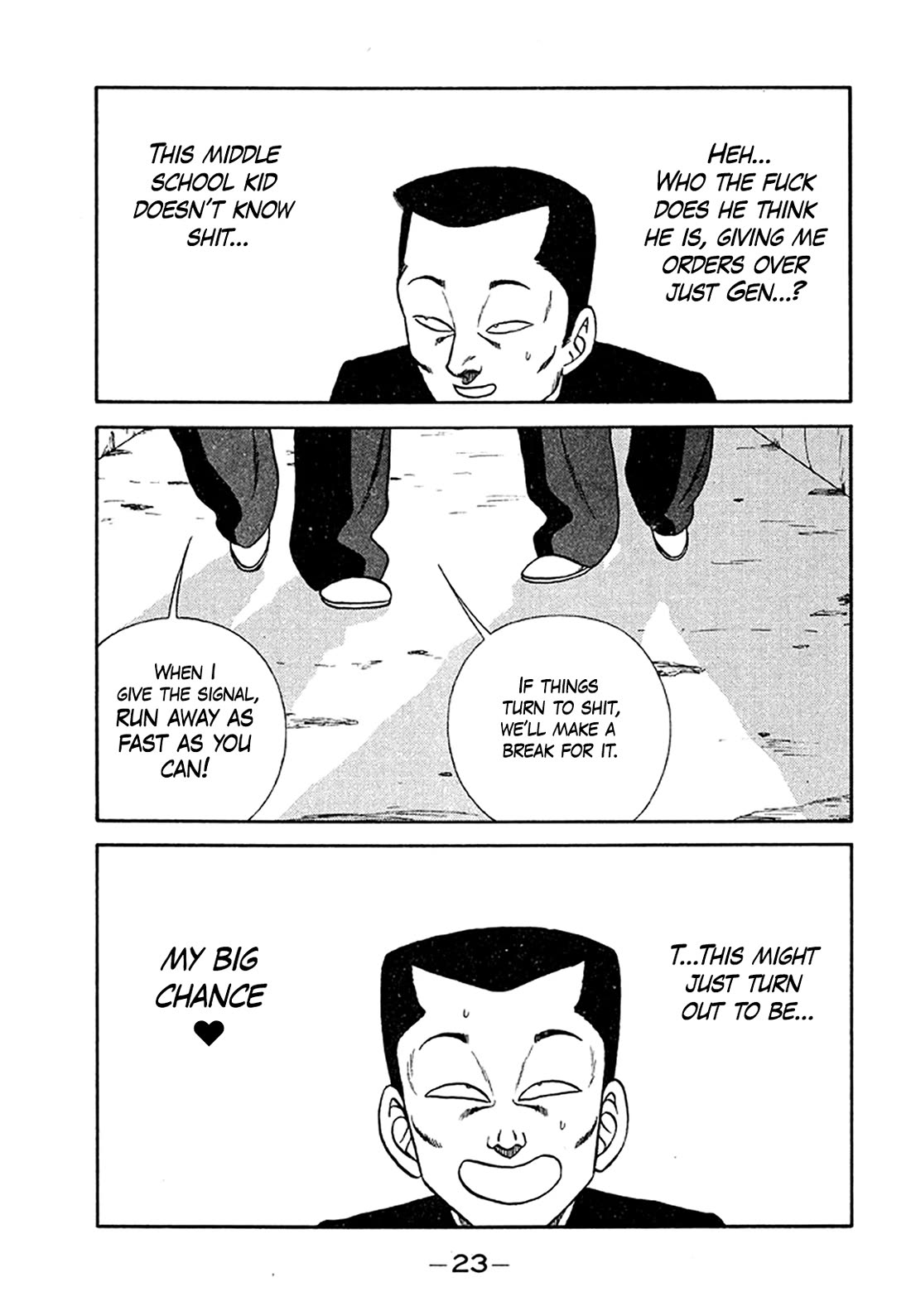 Be-Bop-Highschool Chapter 201 page 22 - Chapter 201: The Delinquent Youth Makes Mountains out of Molehills