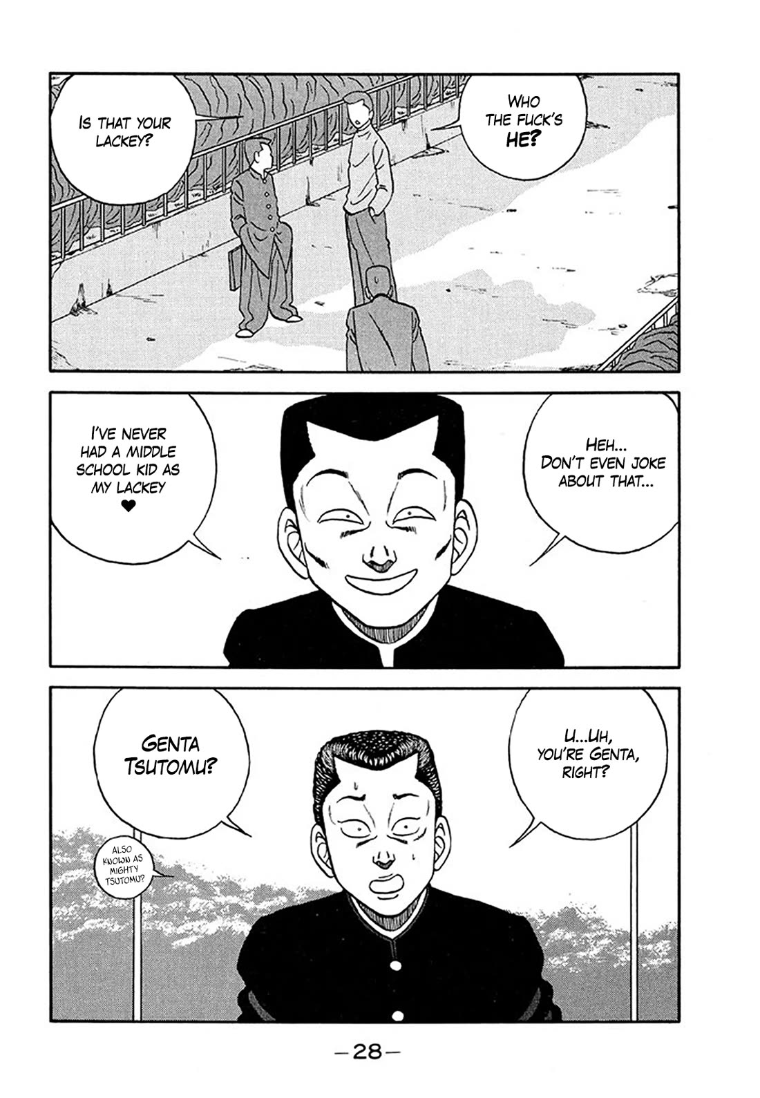 Be-Bop-Highschool Chapter 201 page 27 - Chapter 201: The Delinquent Youth Makes Mountains out of Molehills