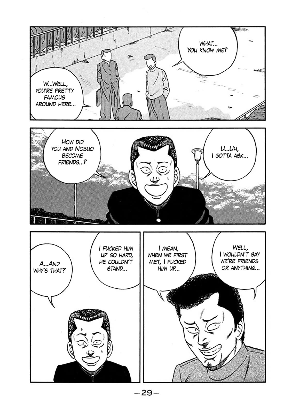 Be-Bop-Highschool Chapter 201 page 28 - Chapter 201: The Delinquent Youth Makes Mountains out of Molehills