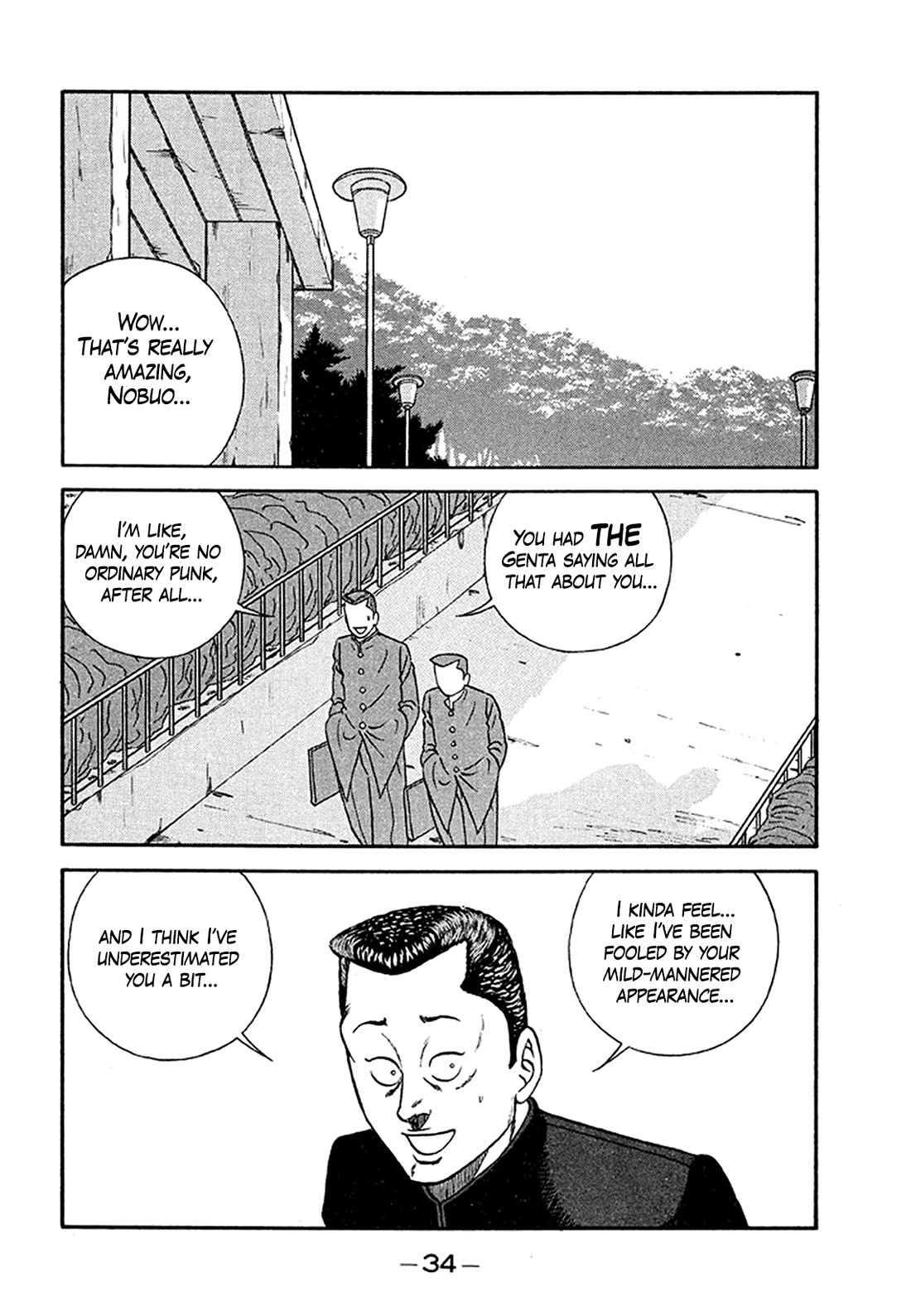 Be-Bop-Highschool Chapter 201 page 33 - Chapter 201: The Delinquent Youth Makes Mountains out of Molehills