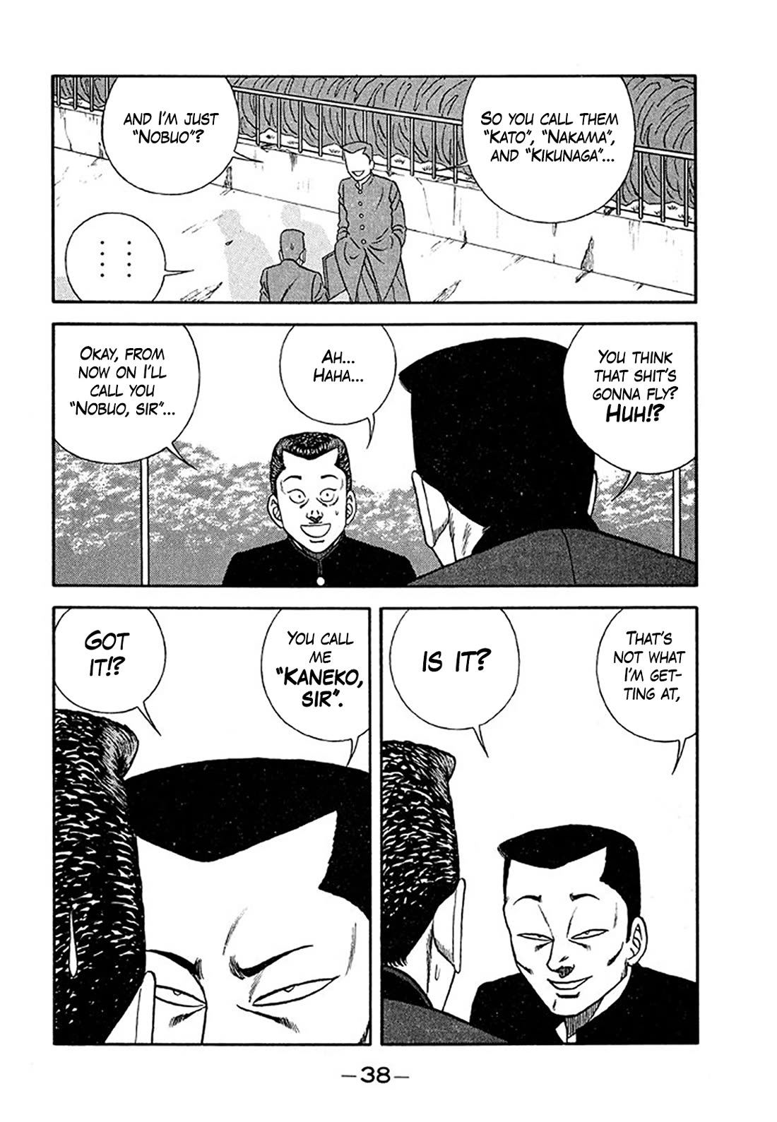 Be-Bop-Highschool Chapter 201 page 37 - Chapter 201: The Delinquent Youth Makes Mountains out of Molehills