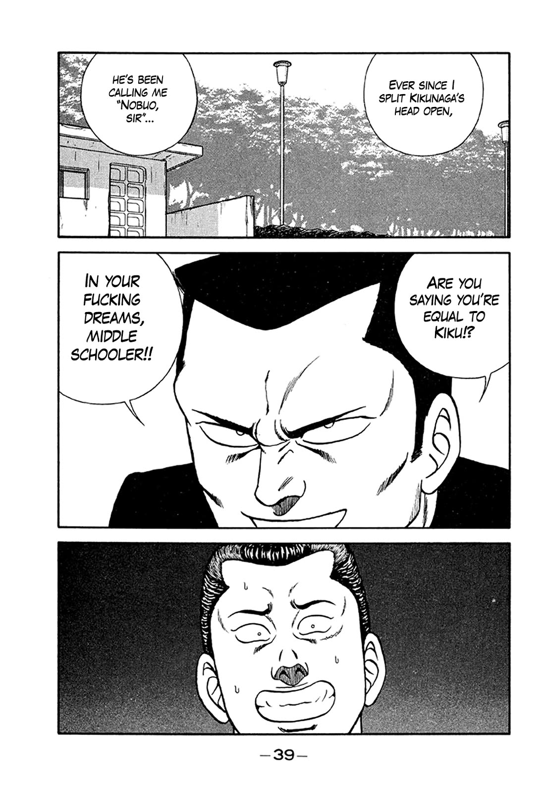 Be-Bop-Highschool Chapter 201 page 38 - Chapter 201: The Delinquent Youth Makes Mountains out of Molehills