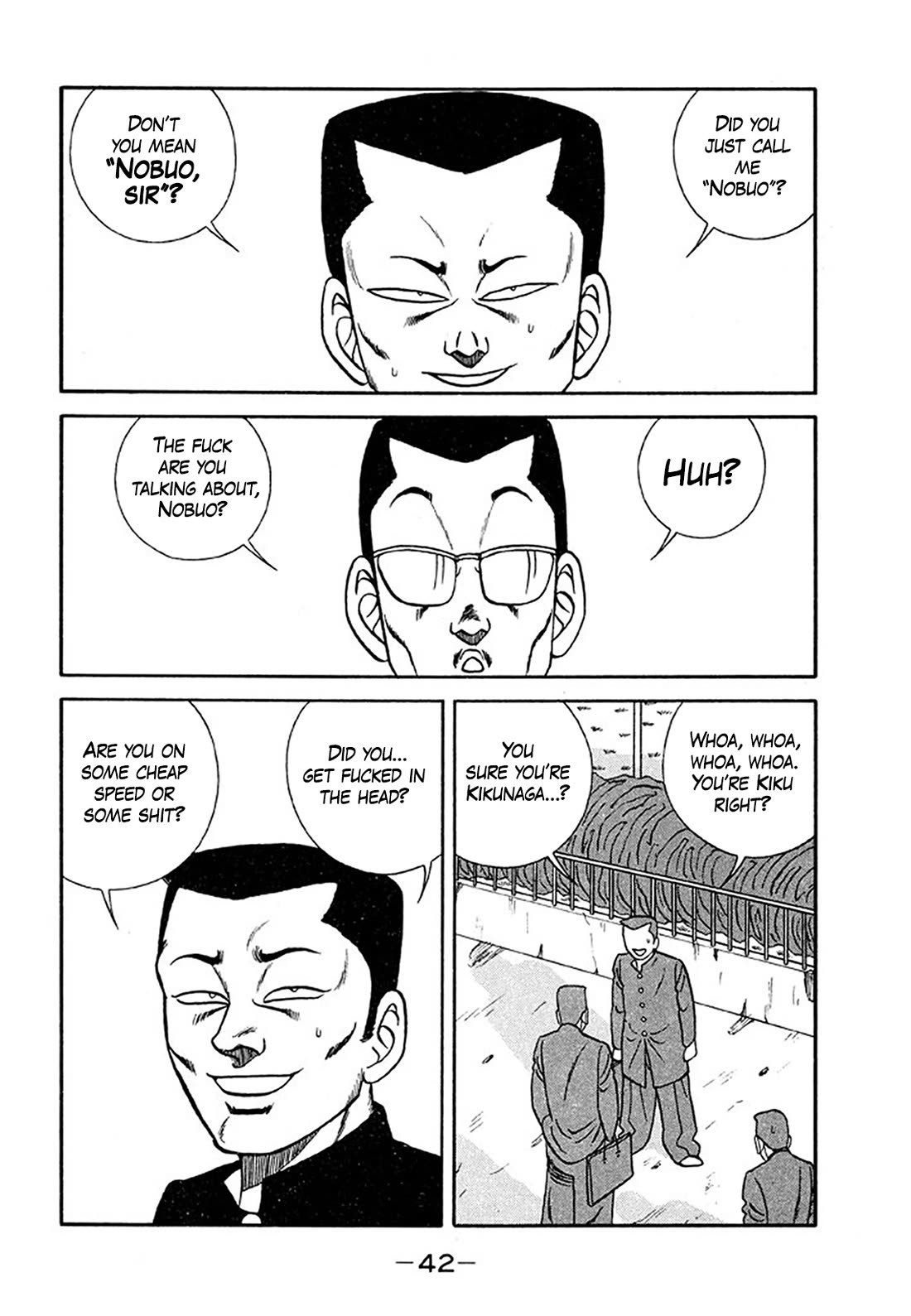 Be-Bop-Highschool Chapter 201 page 41 - Chapter 201: The Delinquent Youth Makes Mountains out of Molehills