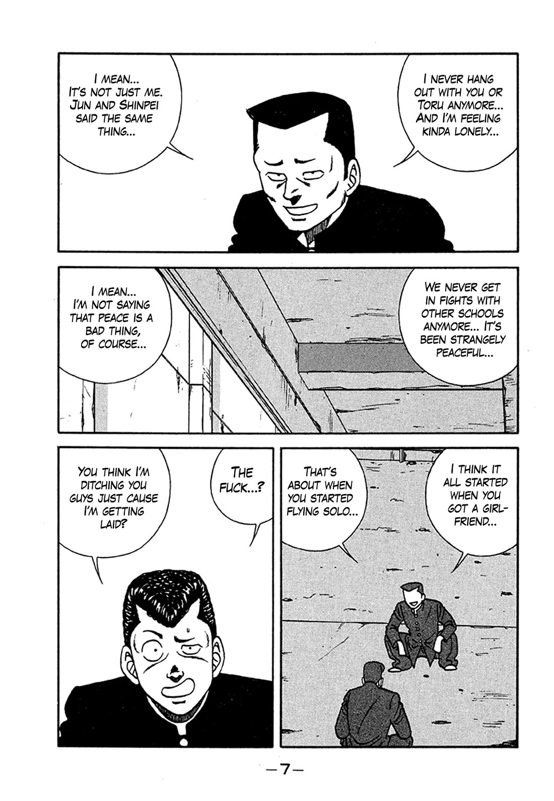 Be-Bop-Highschool Chapter 201 page 6 - Chapter 201: The Delinquent Youth Makes Mountains out of Molehills