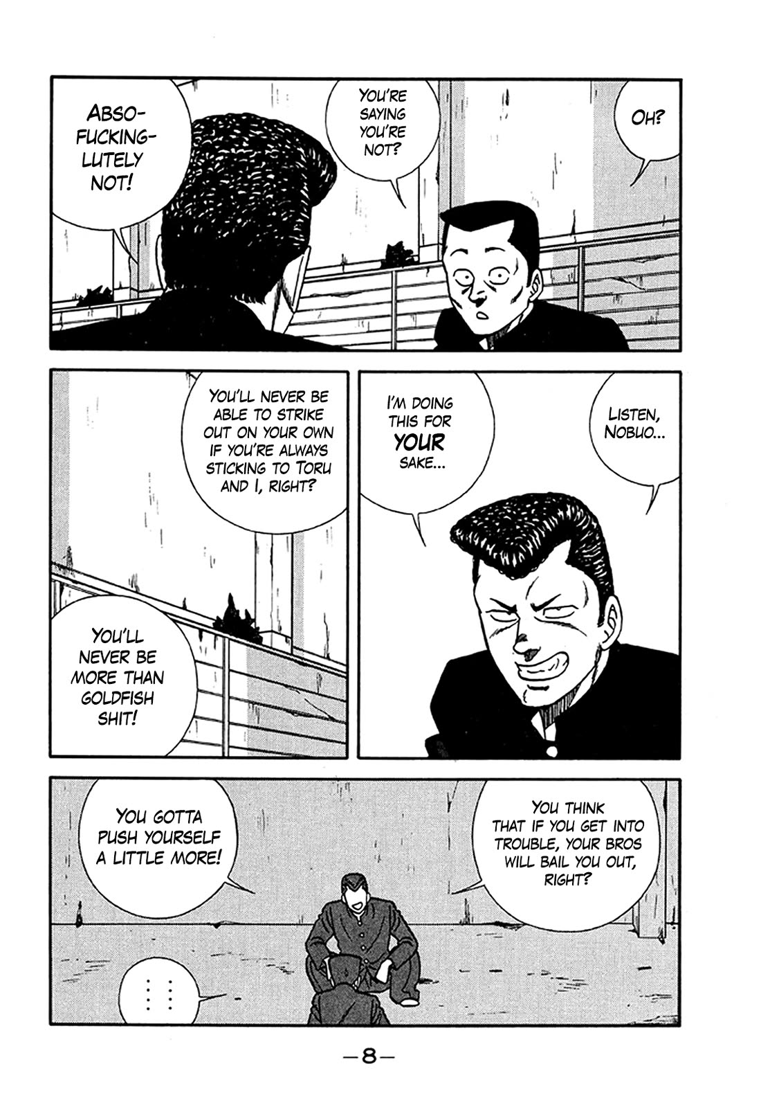 Be-Bop-Highschool Chapter 201 page 7 - Chapter 201: The Delinquent Youth Makes Mountains out of Molehills