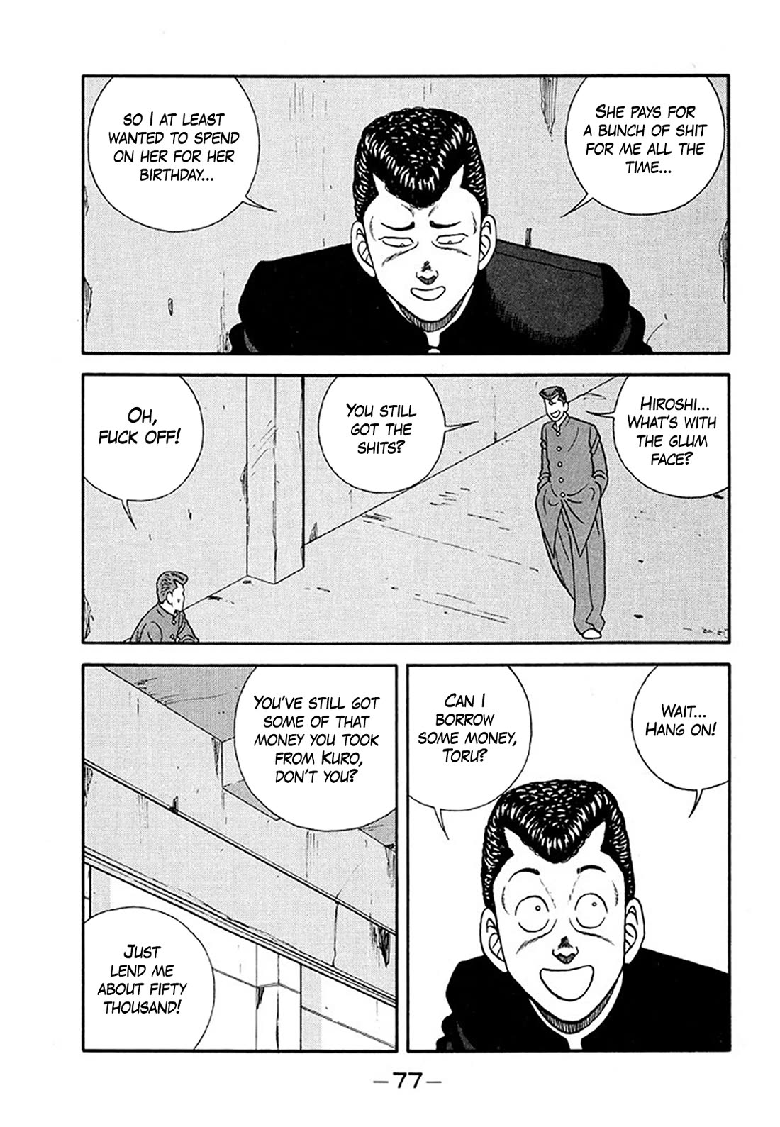 Be-Bop-Highschool Chapter 203 page 3 - Chapter 203: Tale of the Delinquent Youth's Pure Love