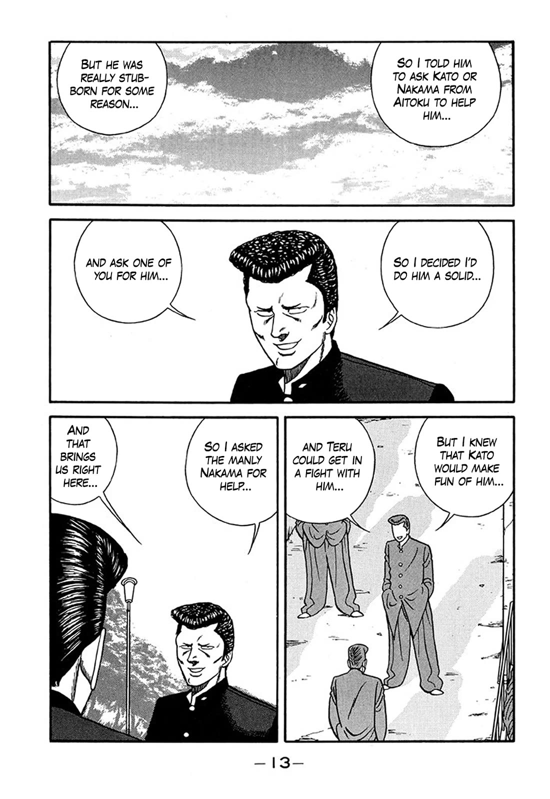Be-Bop-Highschool Chapter 206 page 12 - Chapter 206: The Delinquent Youth Romance Counsellor's Office