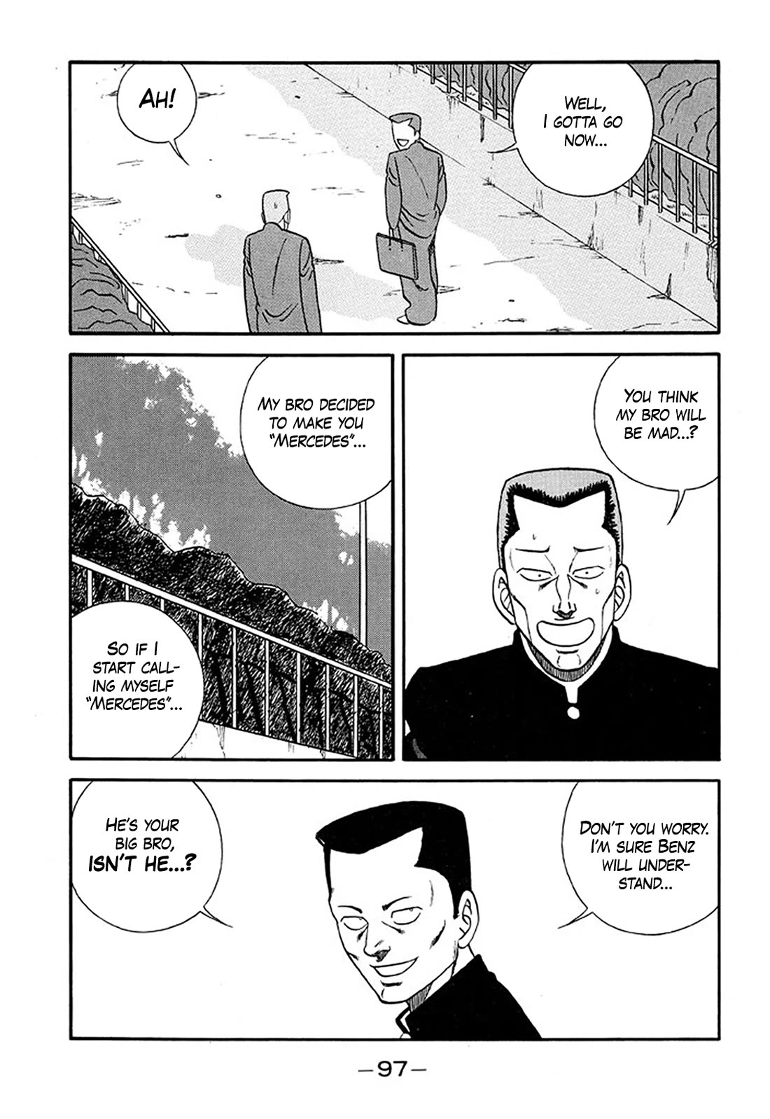 Be-Bop-Highschool Chapter 208 page 21 - Chapter 208: The Blockhead's Cycle of Transmigration