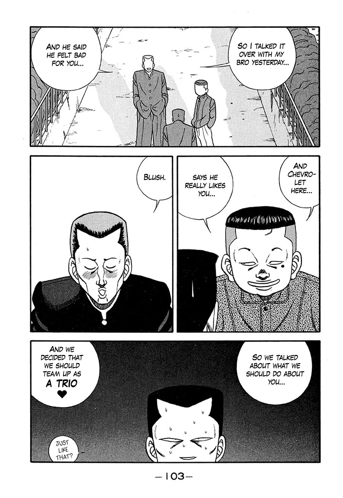 Be-Bop-Highschool Chapter 208 page 27 - Chapter 208: The Blockhead's Cycle of Transmigration