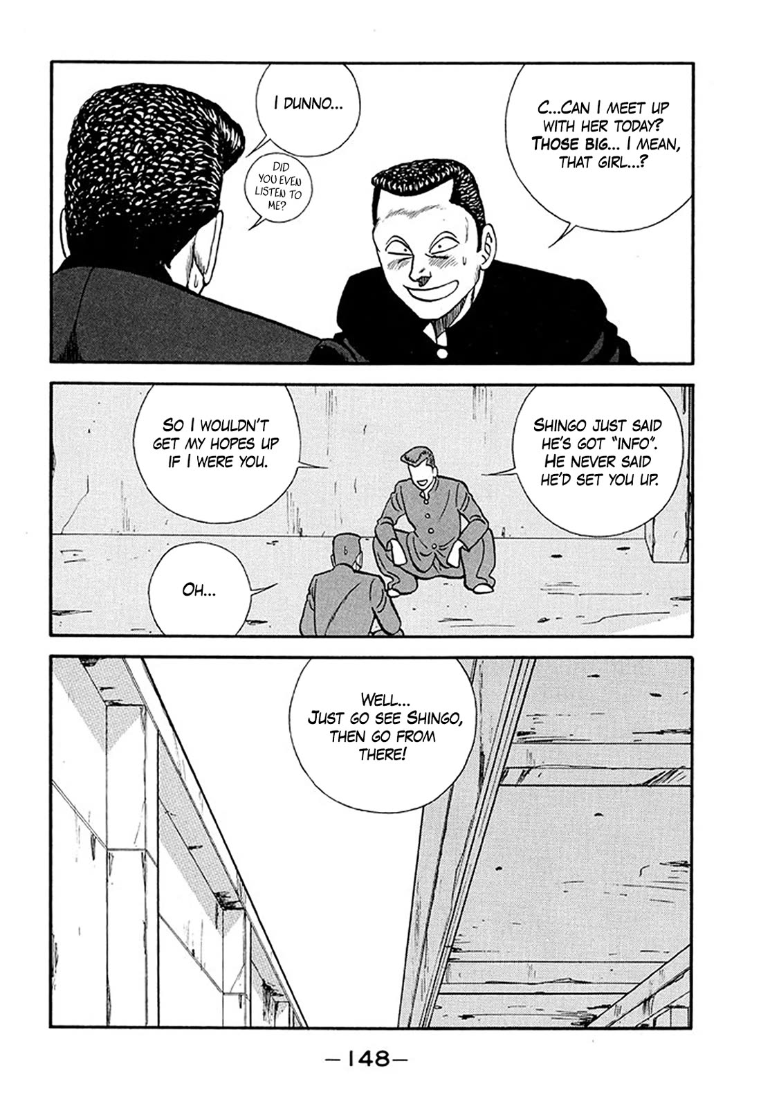 Be-Bop-Highschool Chapter 210 page 4 - Chapter 210: Chronicle of the Broken Bastard's Bitter Fight