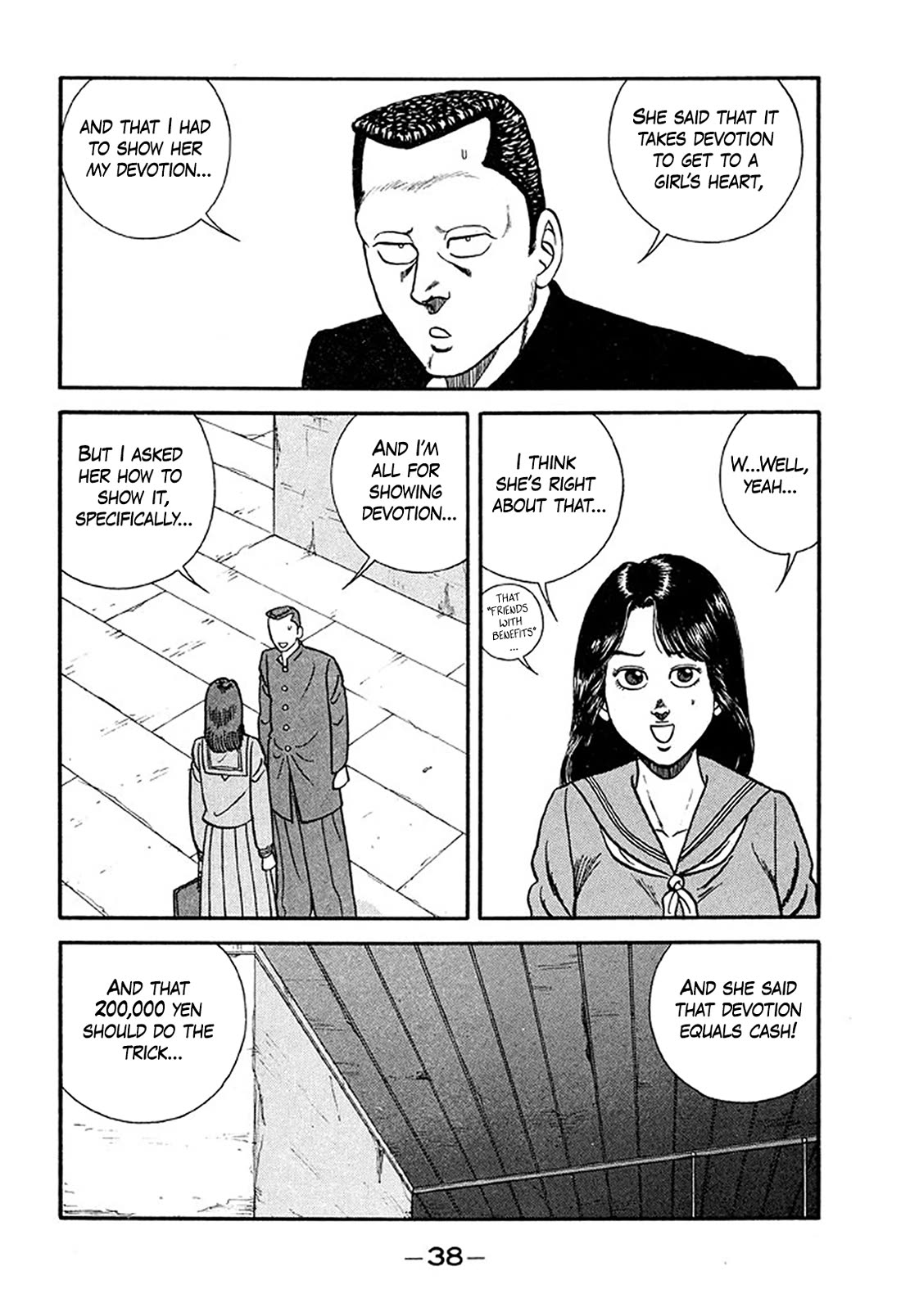 Be-Bop-Highschool Chapter 212 page 36 - Chapter 212: Chronicle of the Broken Bastard's Delusion