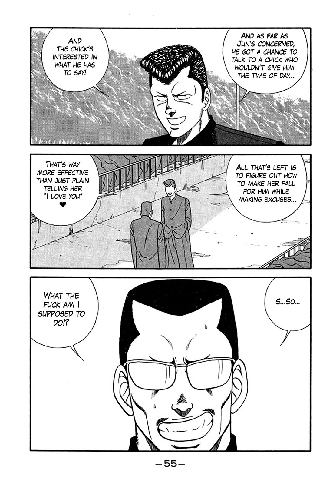 Be-Bop-Highschool Chapter 213 page 10 - Chapter 213: The Arm-Breaking Boss' Plan of Revenge