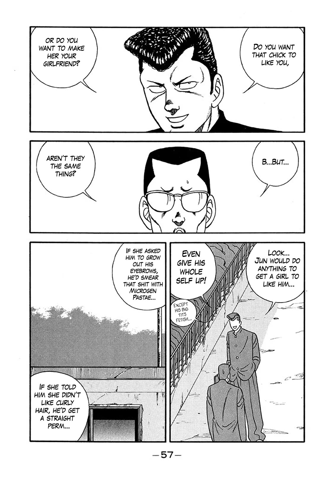 Be-Bop-Highschool Chapter 213 page 12 - Chapter 213: The Arm-Breaking Boss' Plan of Revenge