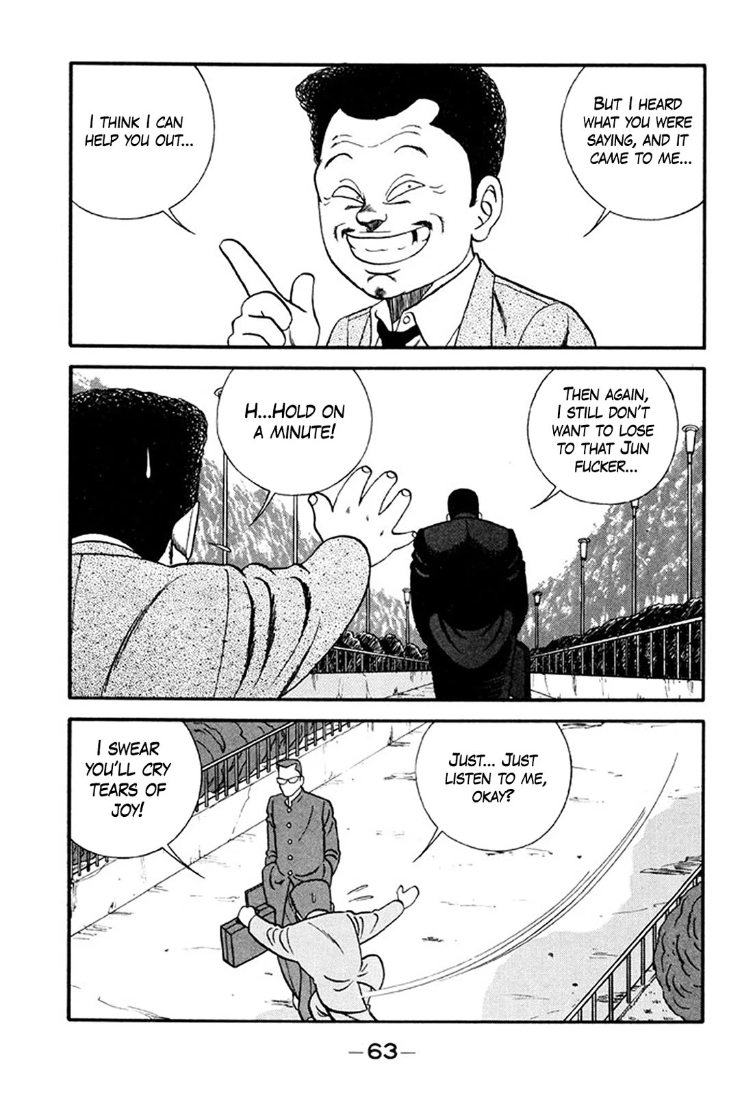 Be-Bop-Highschool Chapter 213 page 18 - Chapter 213: The Arm-Breaking Boss' Plan of Revenge