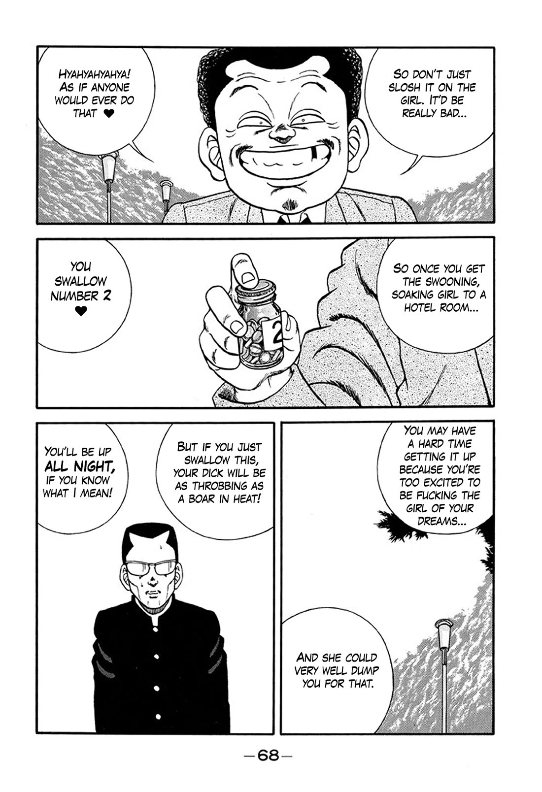 Be-Bop-Highschool Chapter 213 page 23 - Chapter 213: The Arm-Breaking Boss' Plan of Revenge