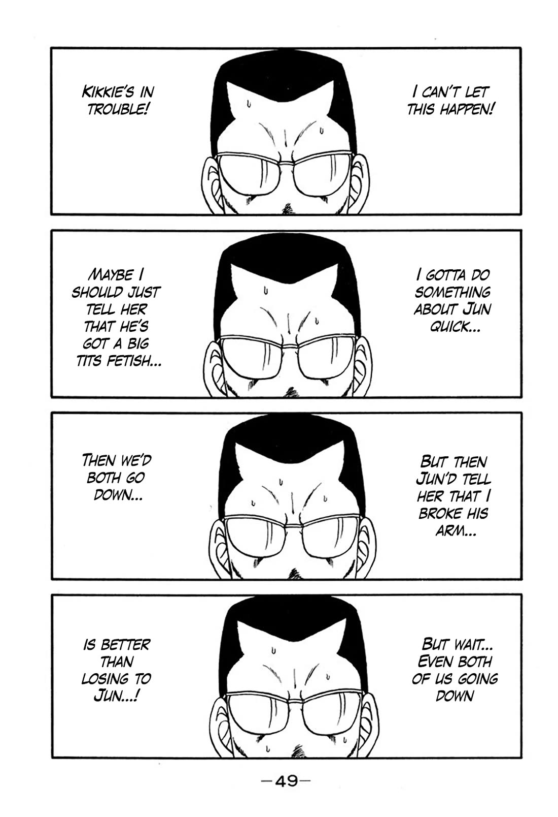 Be-Bop-Highschool Chapter 213 page 4 - Chapter 213: The Arm-Breaking Boss' Plan of Revenge