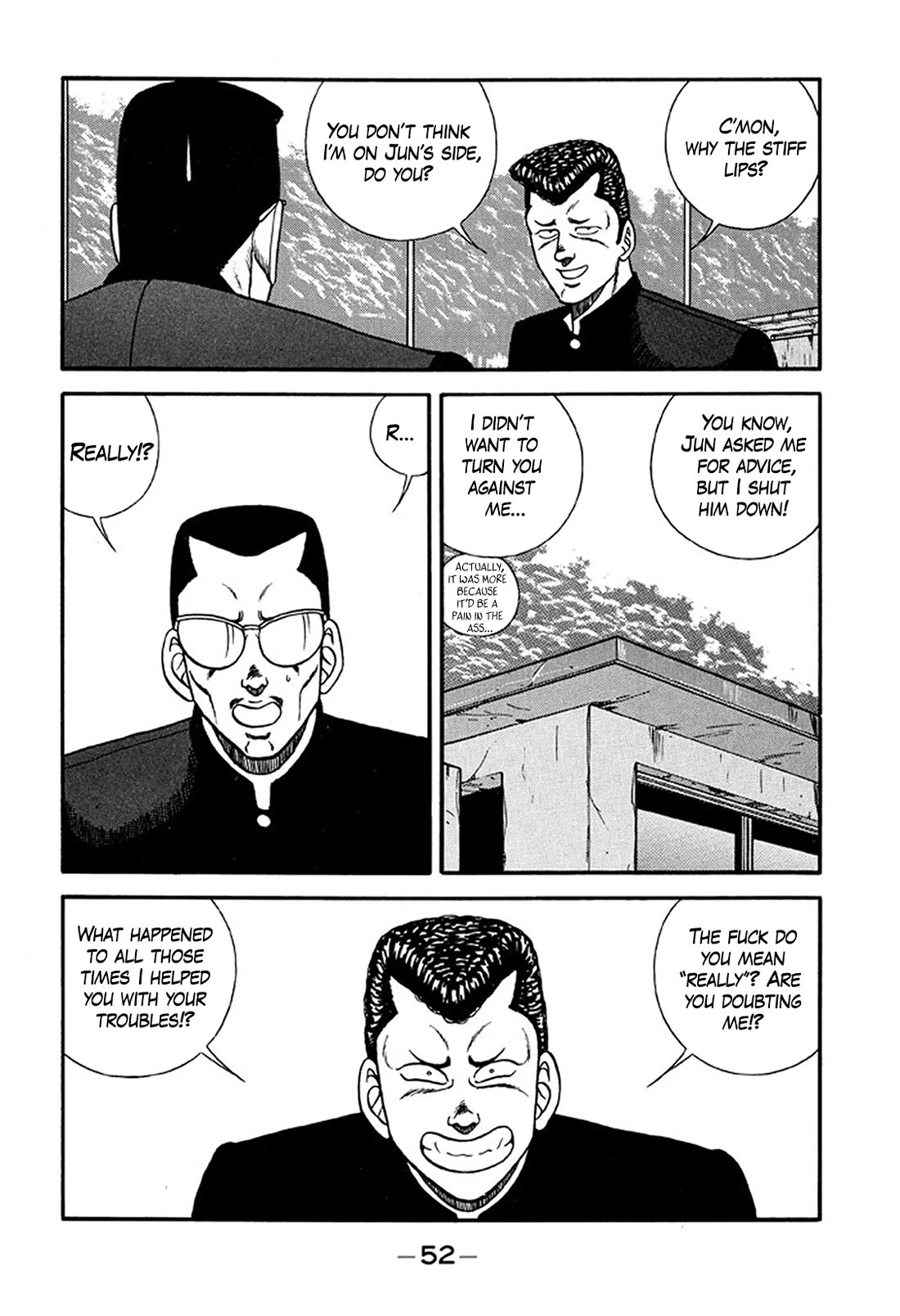 Be-Bop-Highschool Chapter 213 page 7 - Chapter 213: The Arm-Breaking Boss' Plan of Revenge