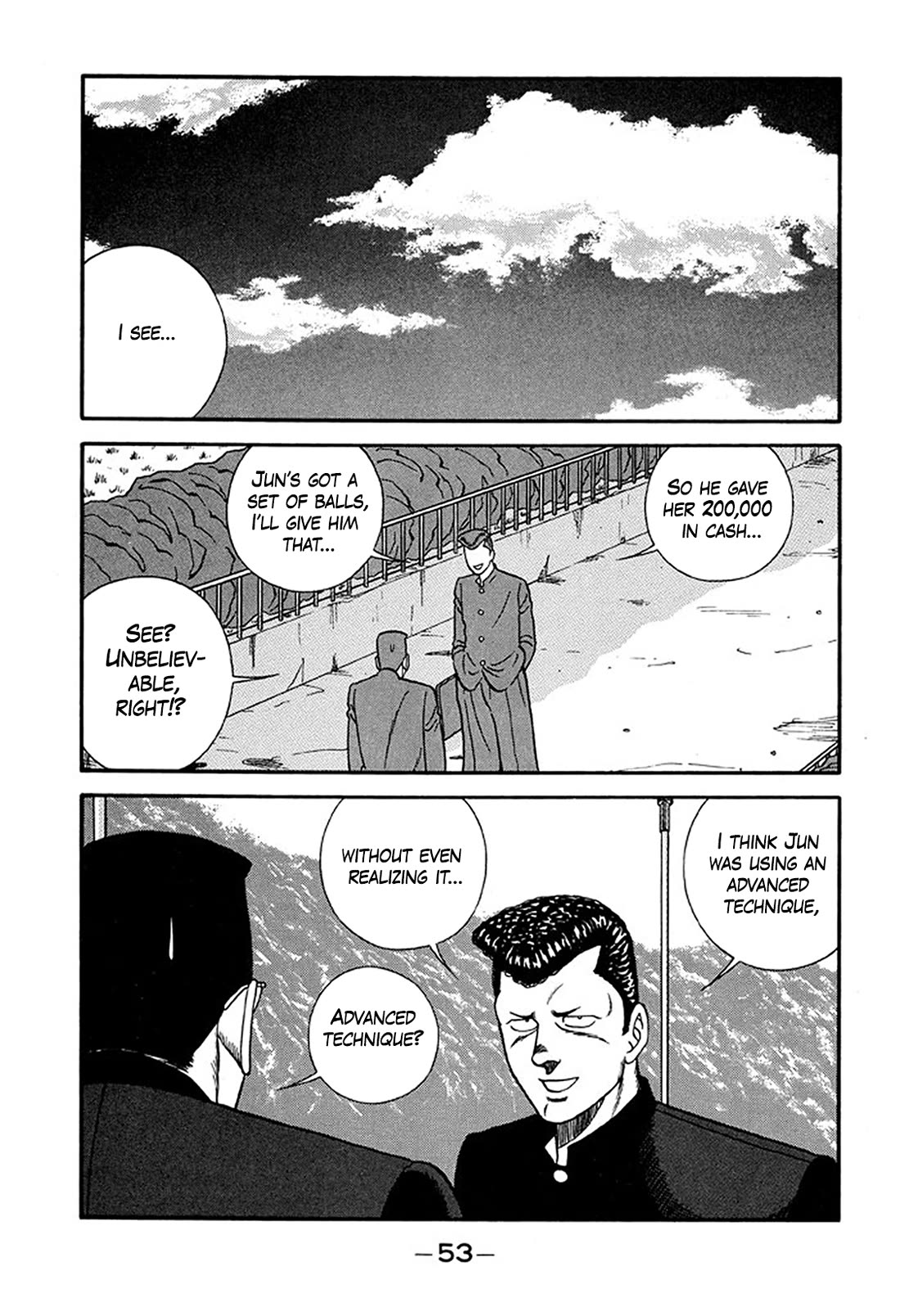 Be-Bop-Highschool Chapter 213 page 8 - Chapter 213: The Arm-Breaking Boss' Plan of Revenge