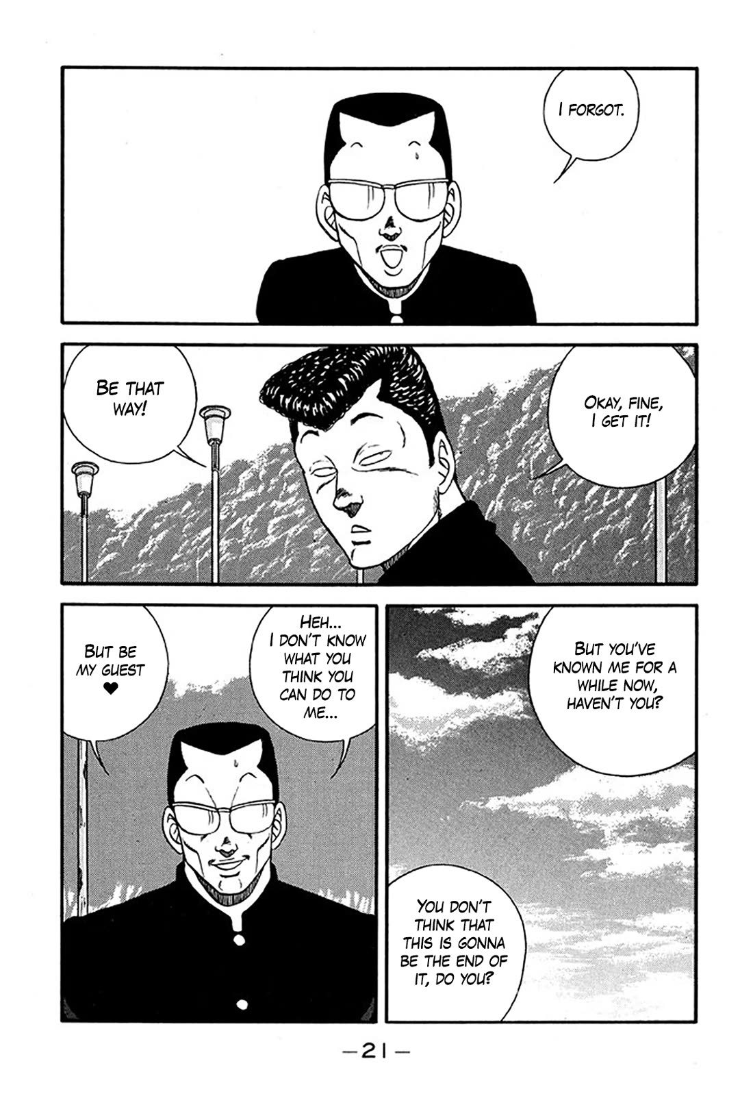 Be-Bop-Highschool Chapter 217 page 20 - Chapter 217: The Delinquent Youth's Mountain Range of Friendship