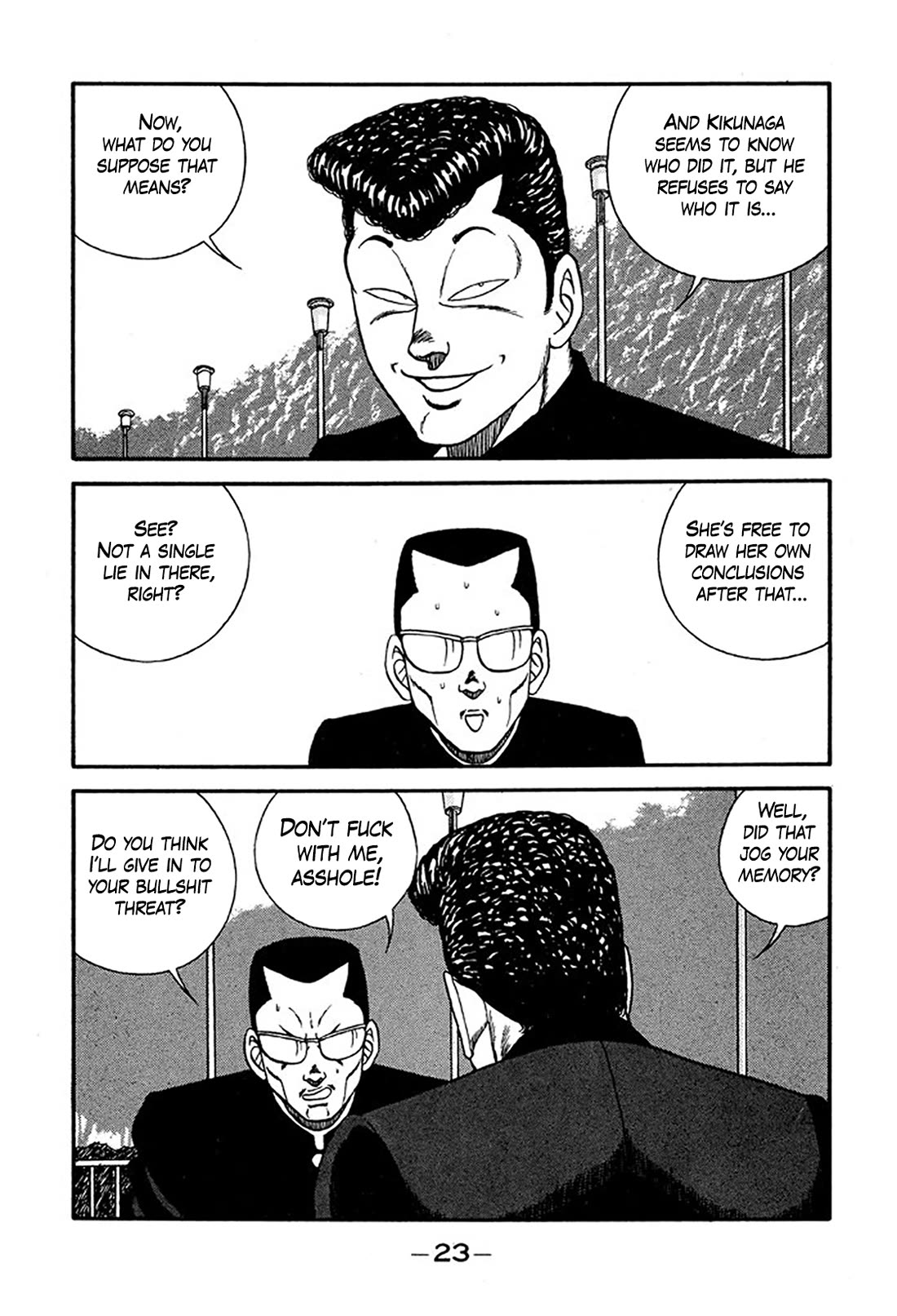 Be-Bop-Highschool Chapter 217 page 22 - Chapter 217: The Delinquent Youth's Mountain Range of Friendship