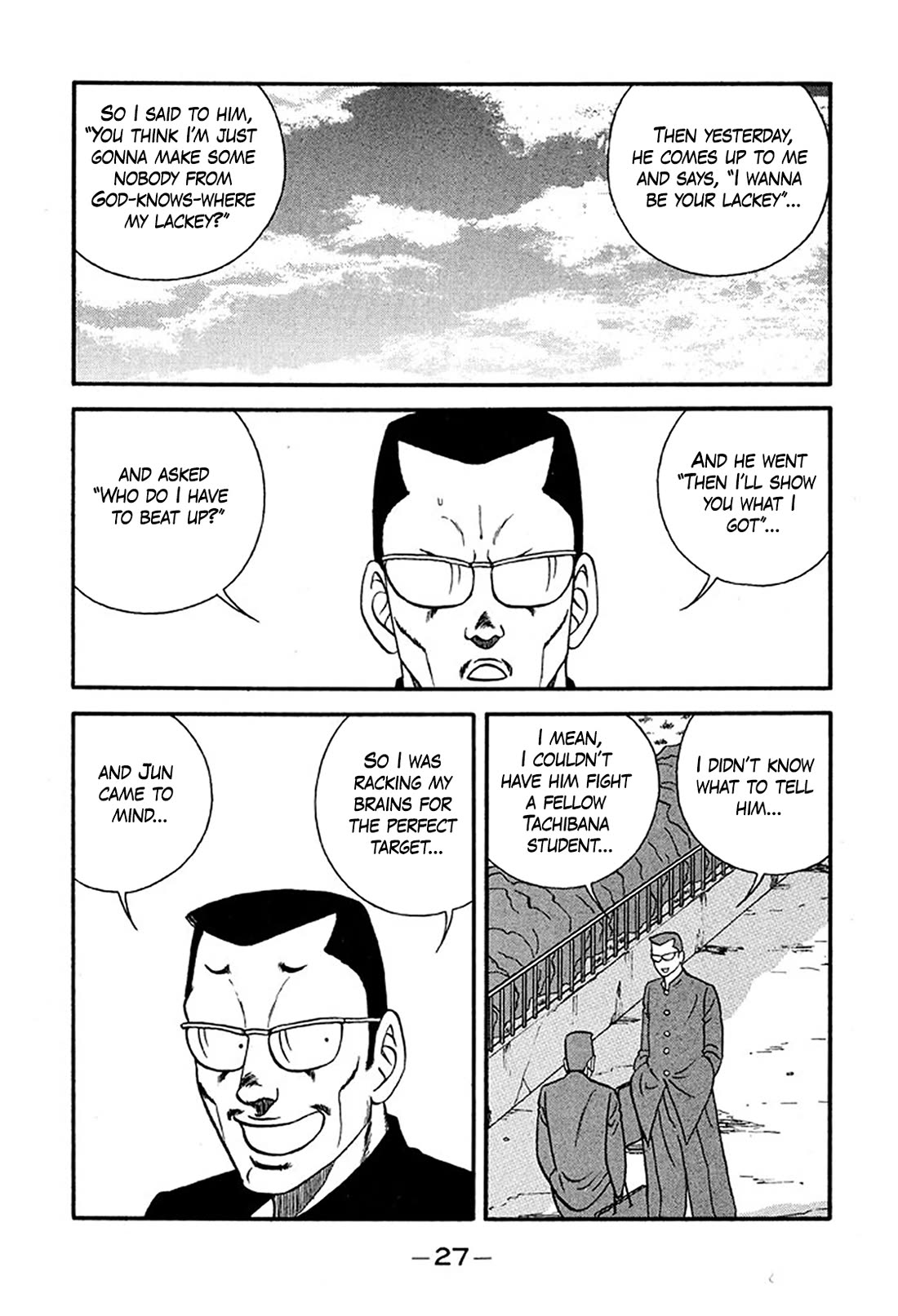 Be-Bop-Highschool Chapter 217 page 26 - Chapter 217: The Delinquent Youth's Mountain Range of Friendship