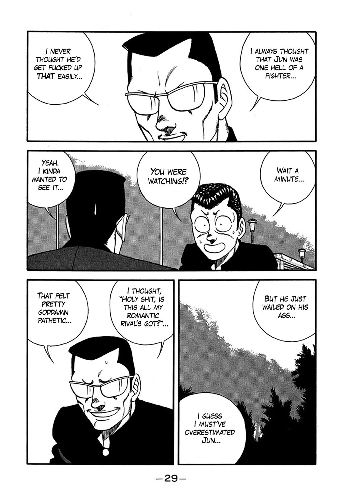 Be-Bop-Highschool Chapter 217 page 28 - Chapter 217: The Delinquent Youth's Mountain Range of Friendship