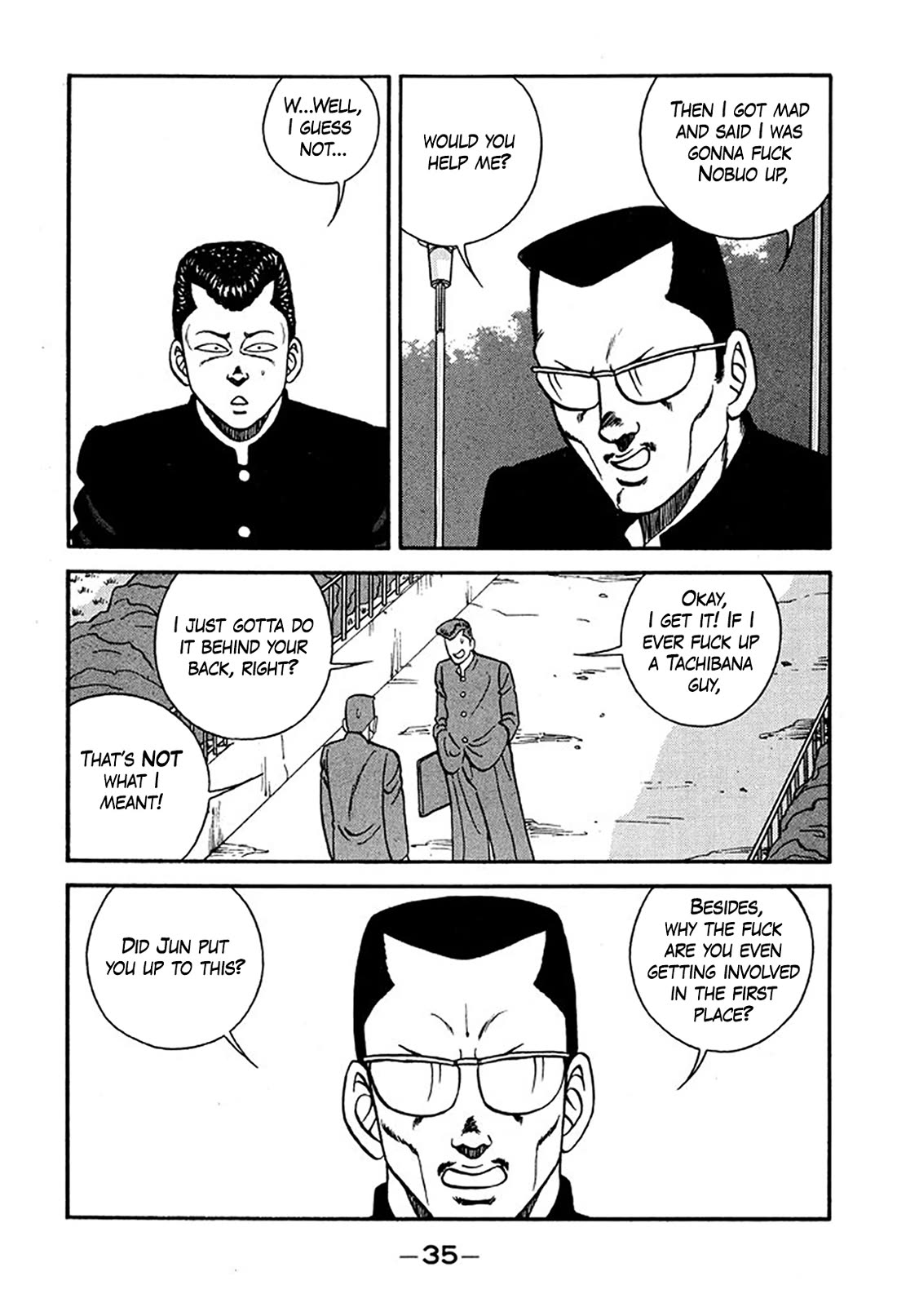 Be-Bop-Highschool Chapter 217 page 34 - Chapter 217: The Delinquent Youth's Mountain Range of Friendship