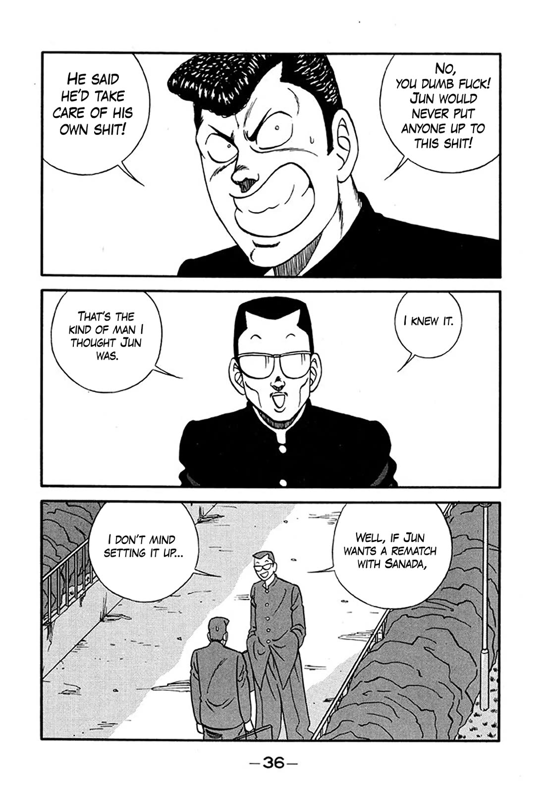 Be-Bop-Highschool Chapter 217 page 35 - Chapter 217: The Delinquent Youth's Mountain Range of Friendship