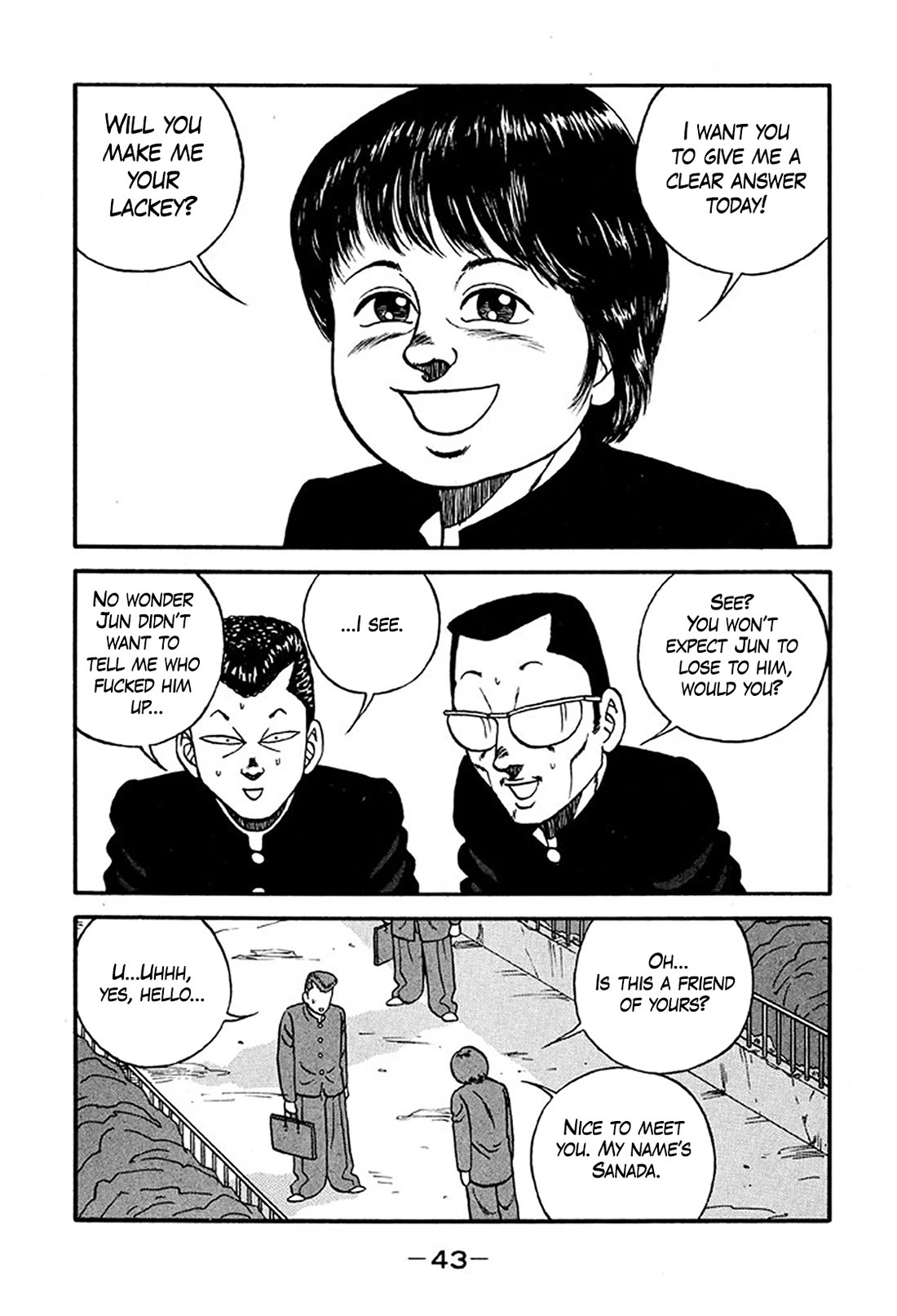 Be-Bop-Highschool Chapter 217 page 42 - Chapter 217: The Delinquent Youth's Mountain Range of Friendship