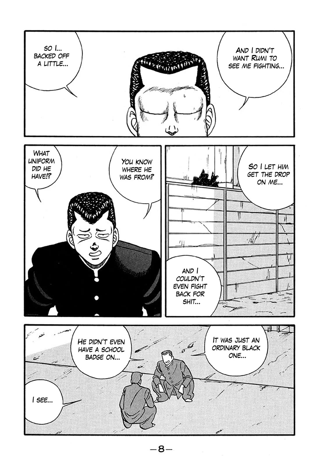 Be-Bop-Highschool Chapter 217 page 7 - Chapter 217: The Delinquent Youth's Mountain Range of Friendship