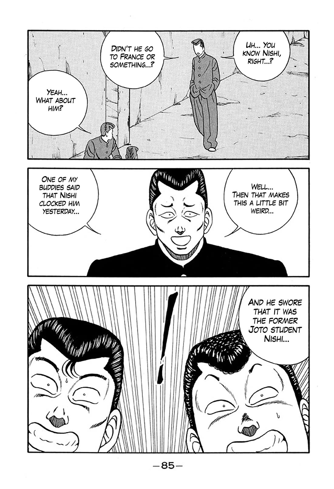 Be-Bop-Highschool Chapter 219 page 13 - Chapter 219: The Delinquent Youth Shows No Restraint