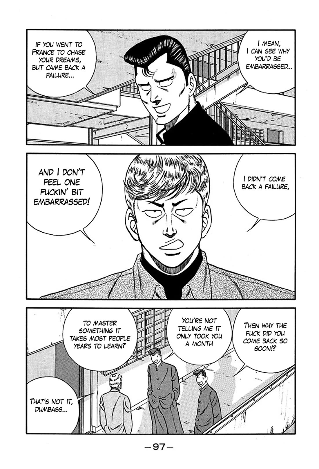 Be-Bop-Highschool Chapter 219 page 25 - Chapter 219: The Delinquent Youth Shows No Restraint