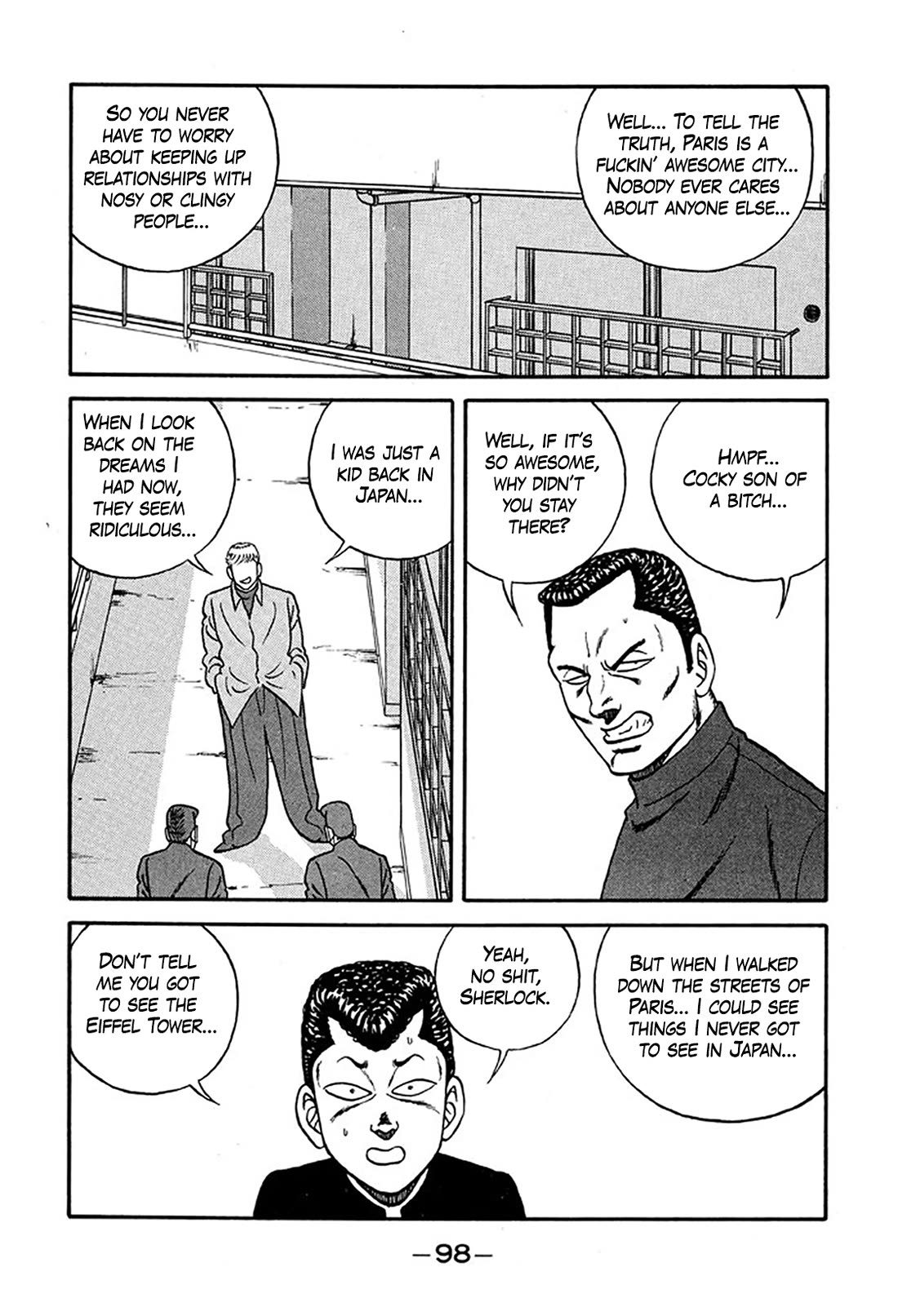 Be-Bop-Highschool Chapter 219 page 26 - Chapter 219: The Delinquent Youth Shows No Restraint