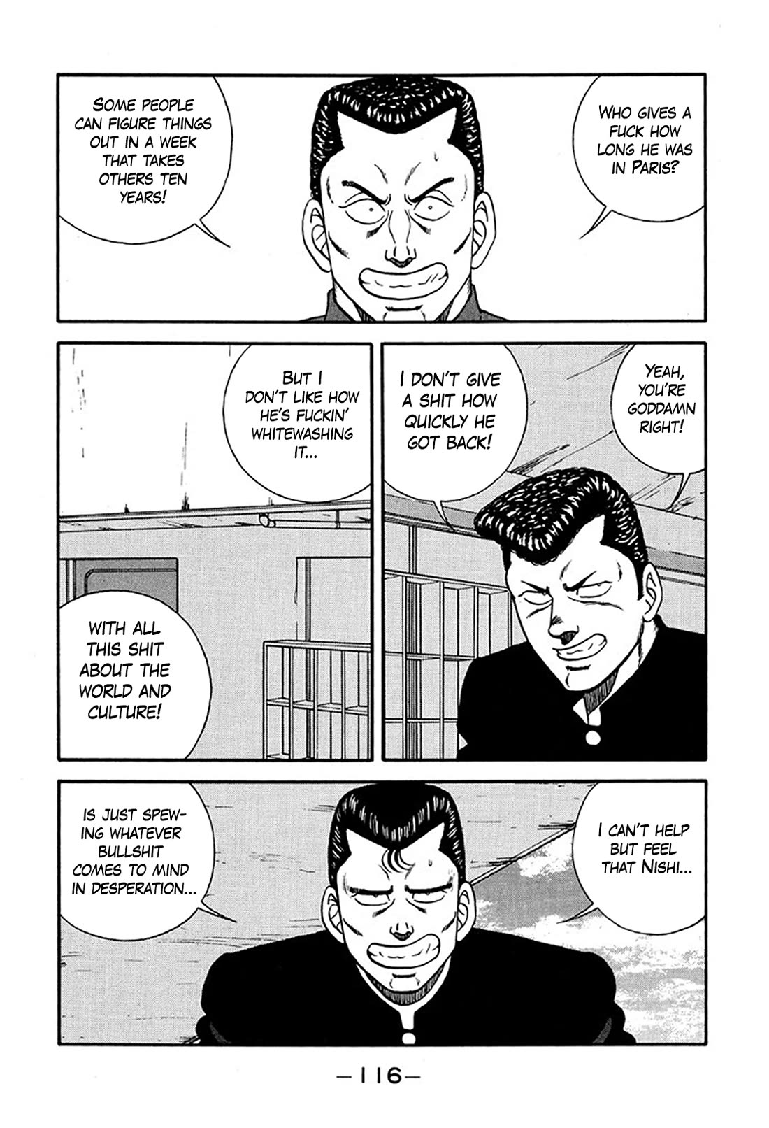 Be-Bop-Highschool Chapter 219 page 44 - Chapter 219: The Delinquent Youth Shows No Restraint