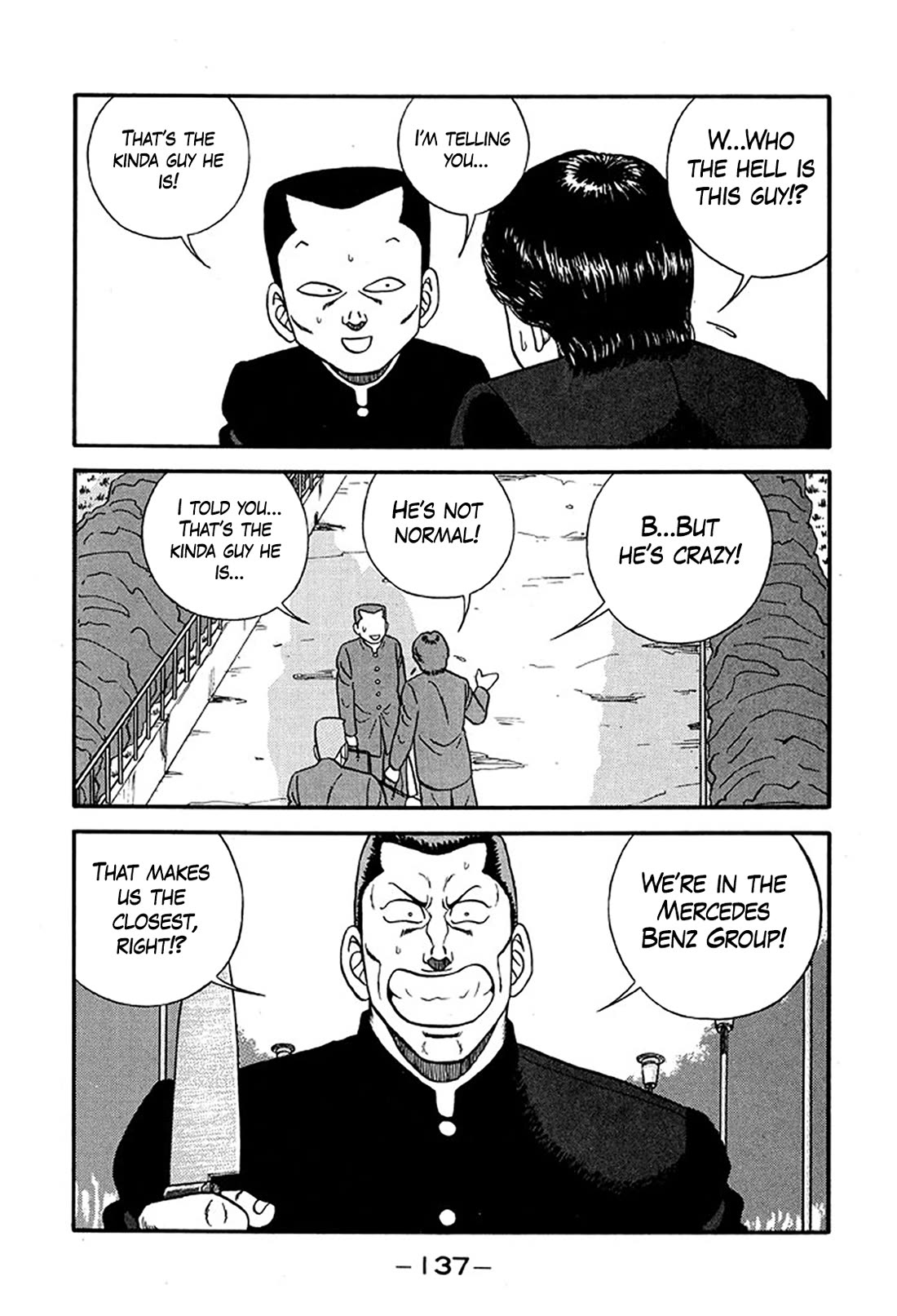 Be-Bop-Highschool Chapter 220 page 11 - Chapter 220: The Aspiring Lackey's Congeniality