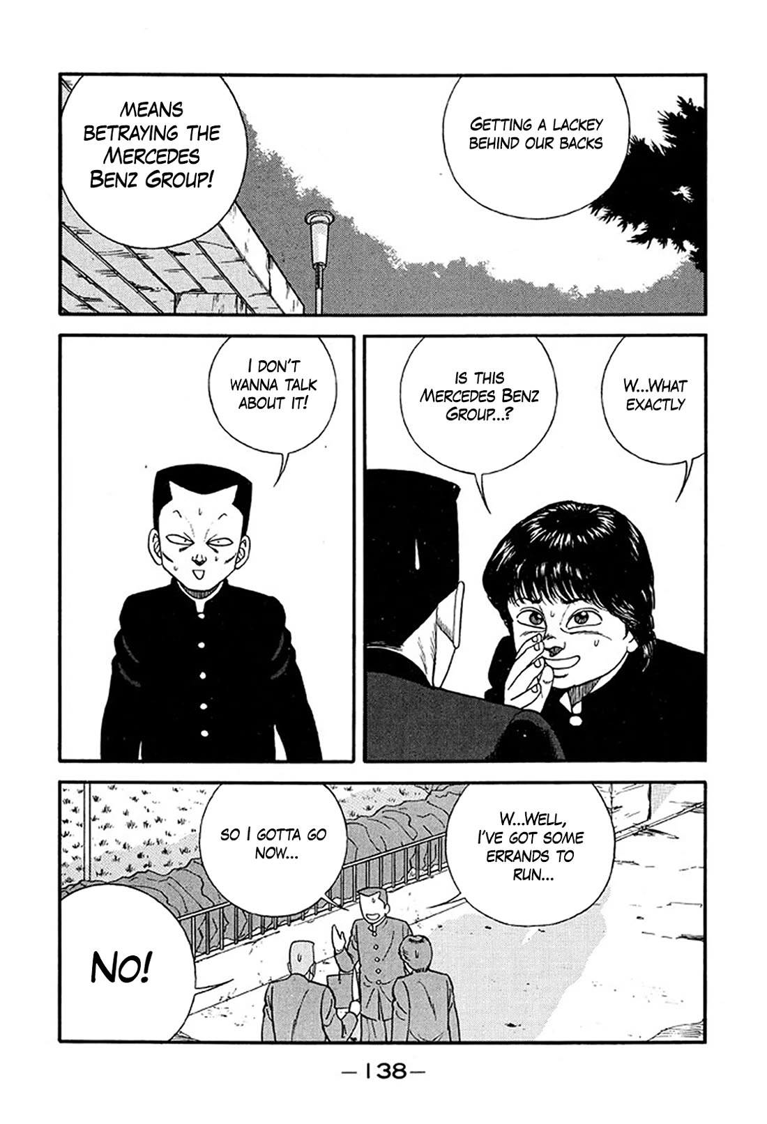 Be-Bop-Highschool Chapter 220 page 12 - Chapter 220: The Aspiring Lackey's Congeniality