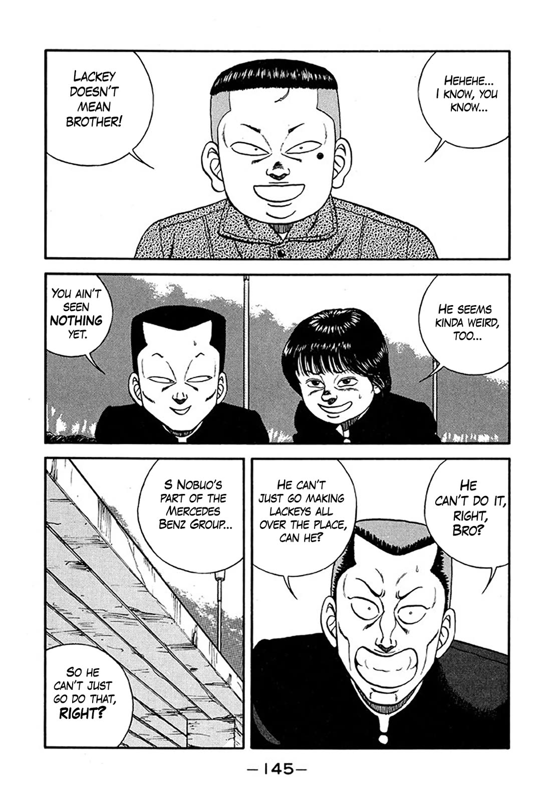 Be-Bop-Highschool Chapter 220 page 19 - Chapter 220: The Aspiring Lackey's Congeniality