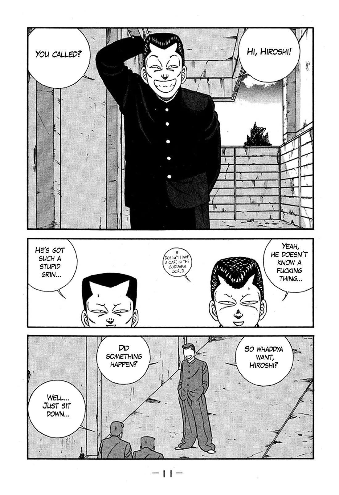 Be-Bop-Highschool Chapter 223 page 10 - Chapter 223: The Delinquent Youth's Encyclopedia of Pure Love