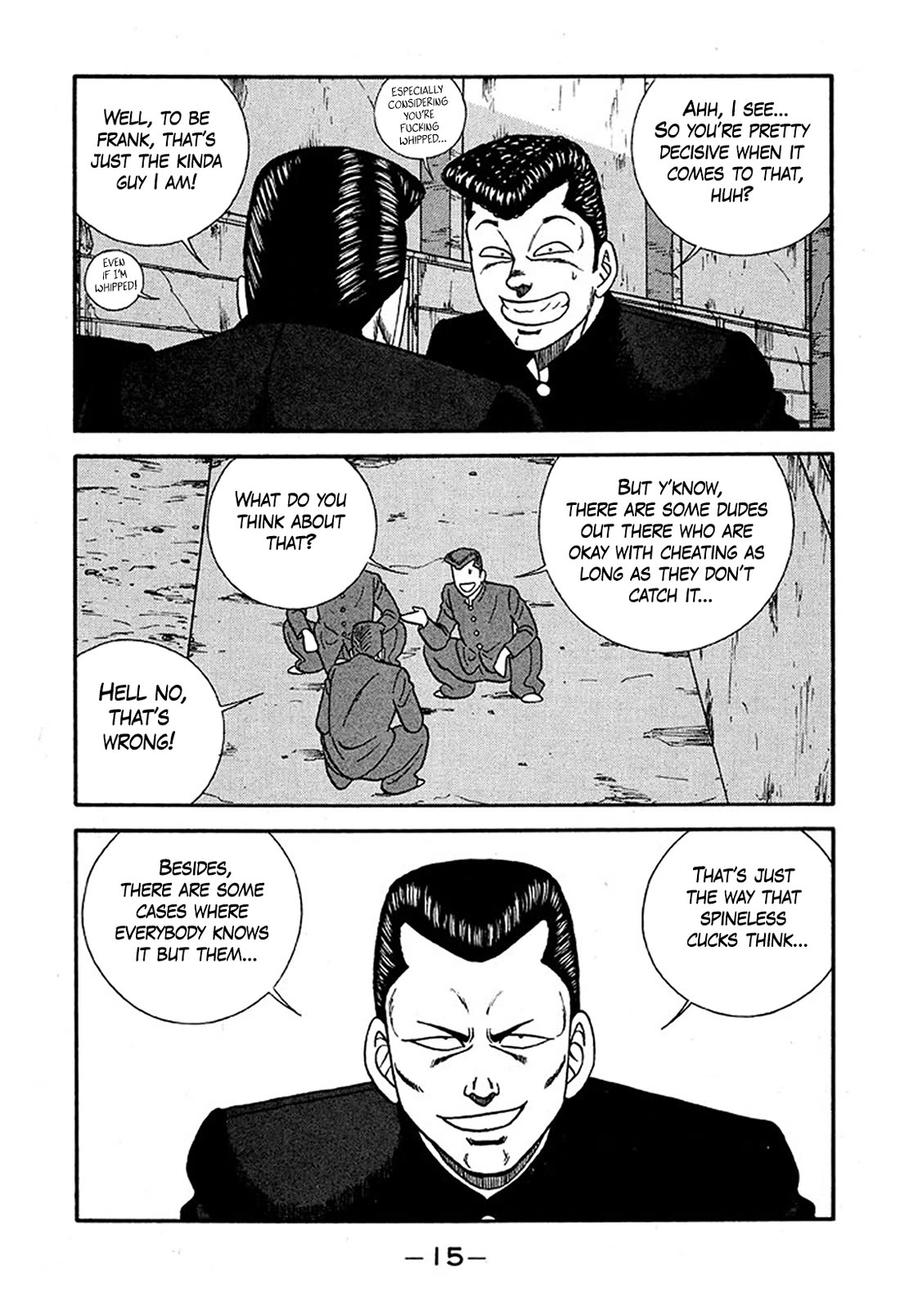 Be-Bop-Highschool Chapter 223 page 14 - Chapter 223: The Delinquent Youth's Encyclopedia of Pure Love
