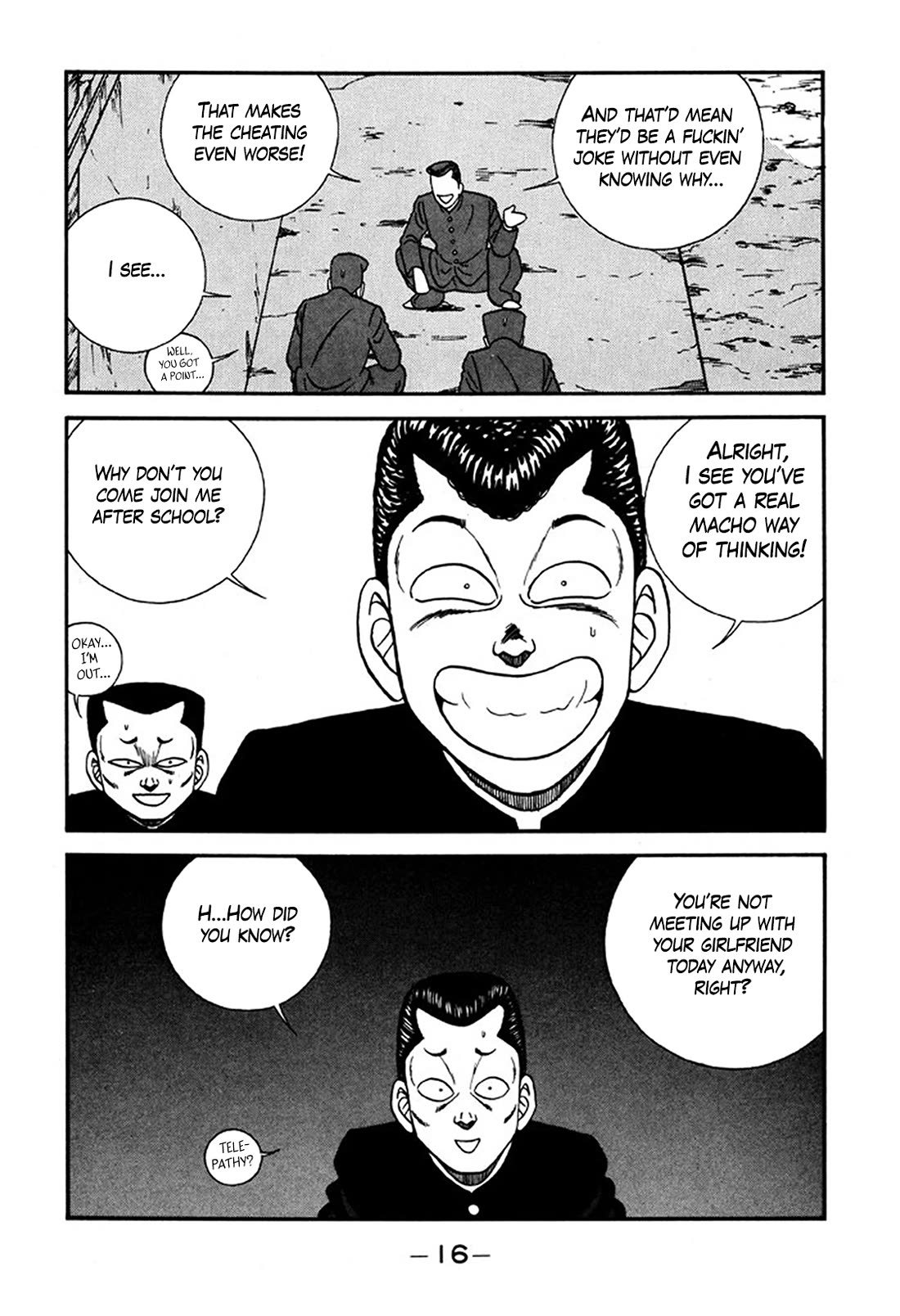 Be-Bop-Highschool Chapter 223 page 15 - Chapter 223: The Delinquent Youth's Encyclopedia of Pure Love
