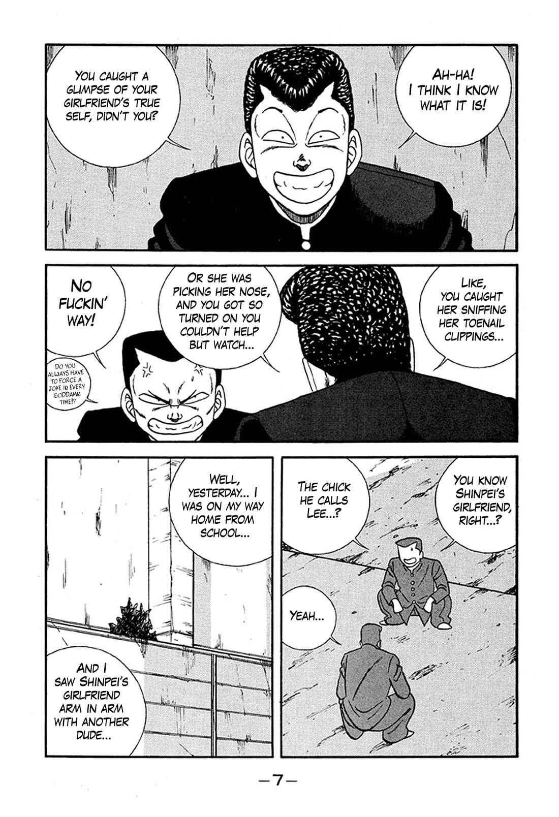Be-Bop-Highschool Chapter 223 page 6 - Chapter 223: The Delinquent Youth's Encyclopedia of Pure Love