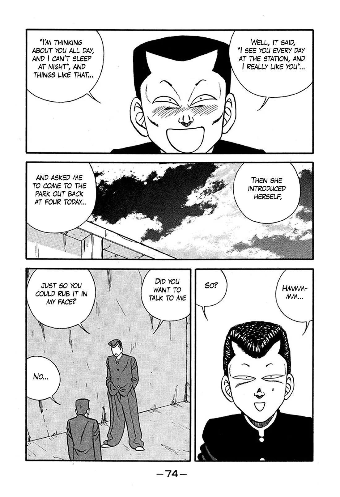 Be-Bop-Highschool Chapter 225 page 10 - Chapter 225: The Delinquent Youth's Romantic Situation
