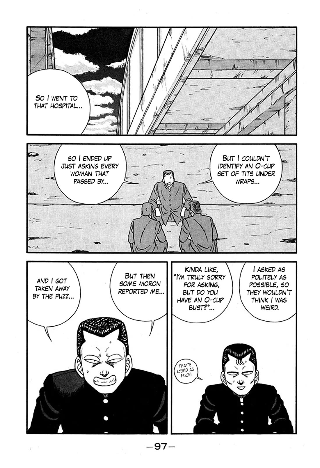 Be-Bop-Highschool Chapter 226 page 5 - Chapter 226: The Young Big Tit King's Revenge