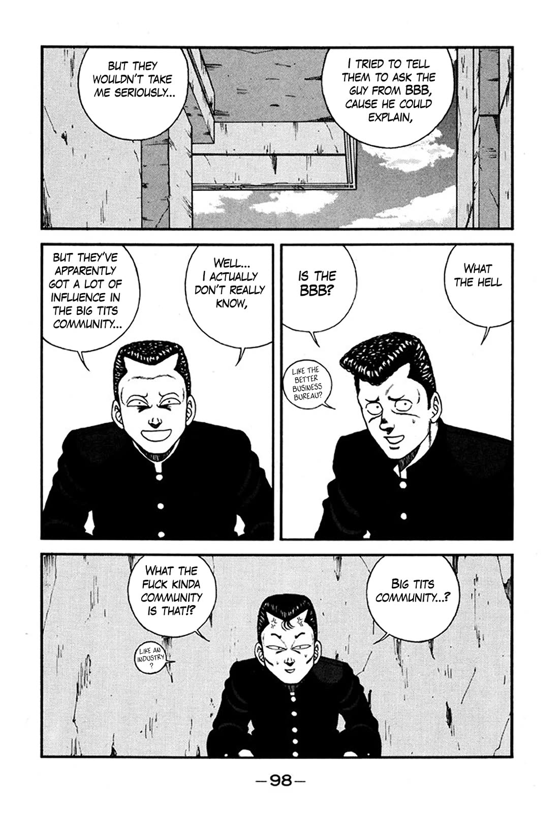 Be-Bop-Highschool Chapter 226 page 6 - Chapter 226: The Young Big Tit King's Revenge