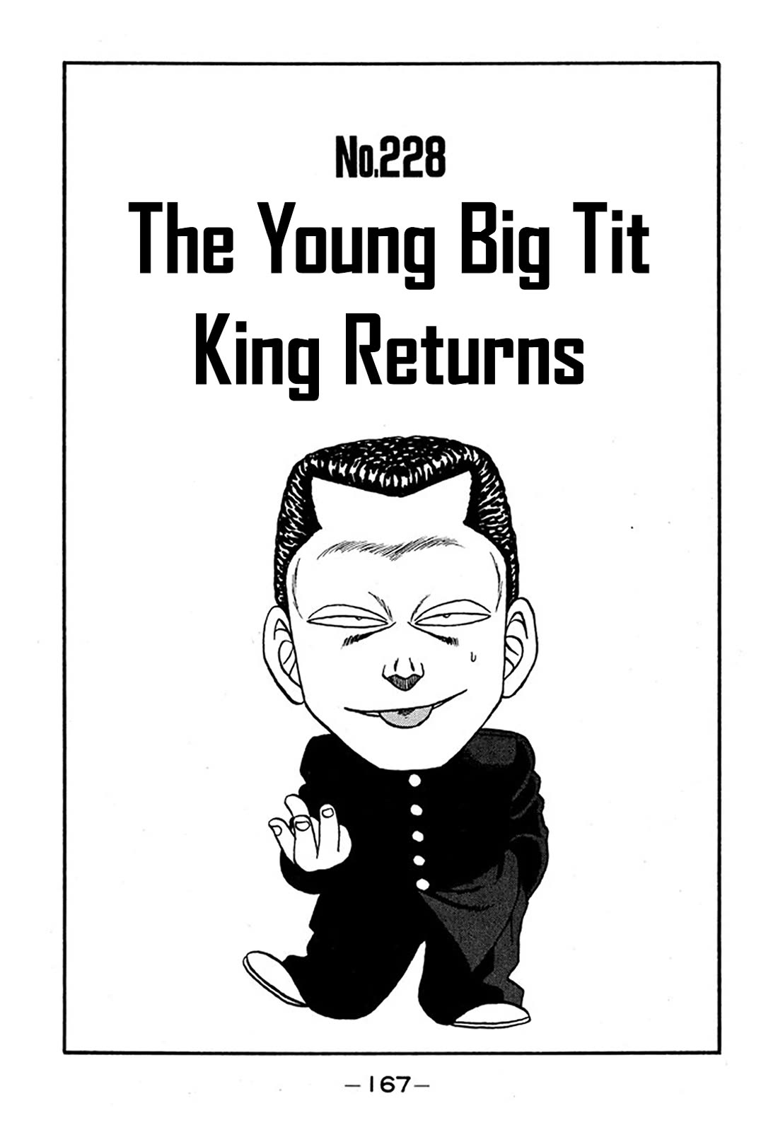 Be-Bop-Highschool Chapter 228 page 1 - Chapter 228: The Young Big Tit King Returns